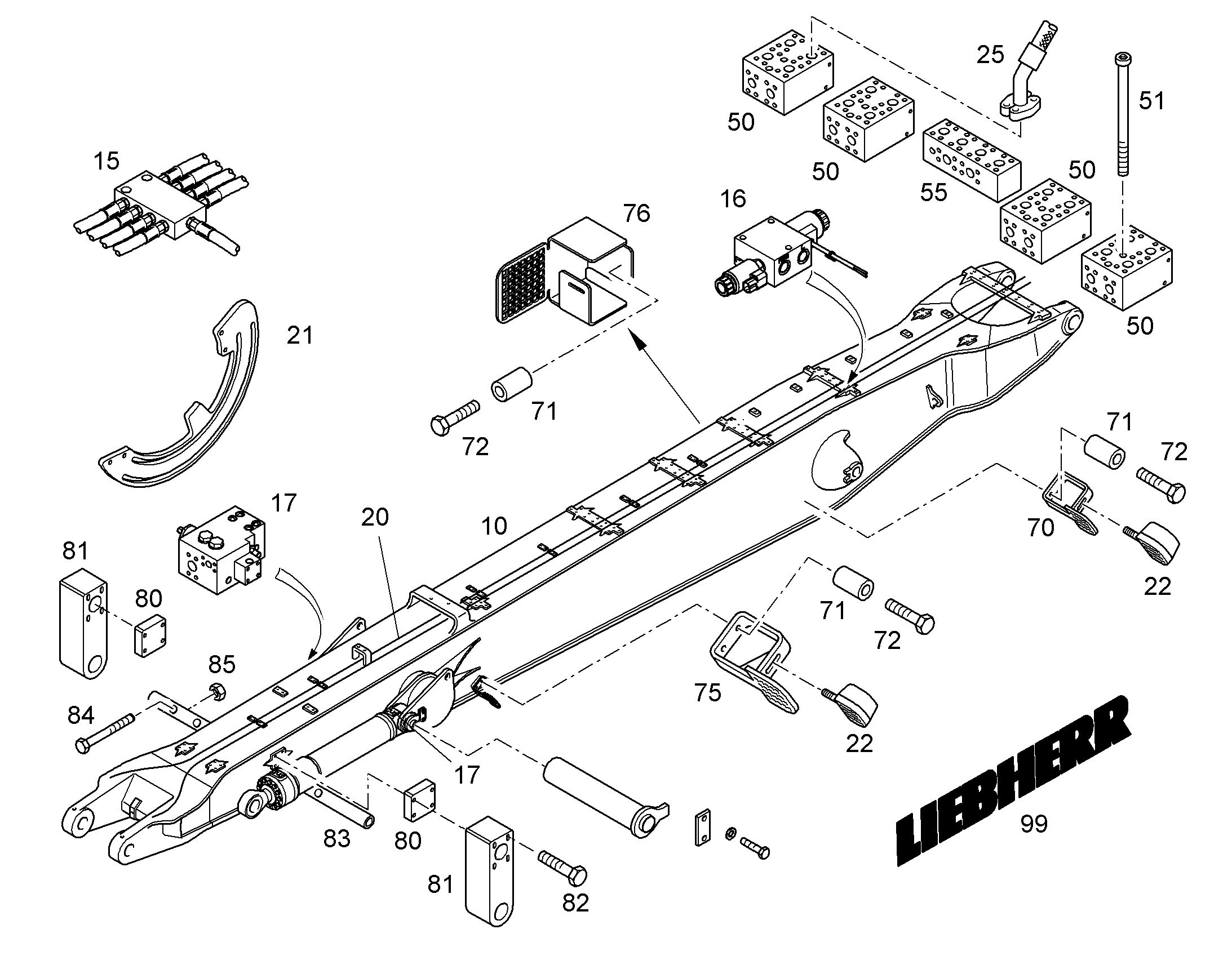 ЦЕНТРАЛИЗОВАННАЯ СМАЗКА 10847769 LIEBHERR