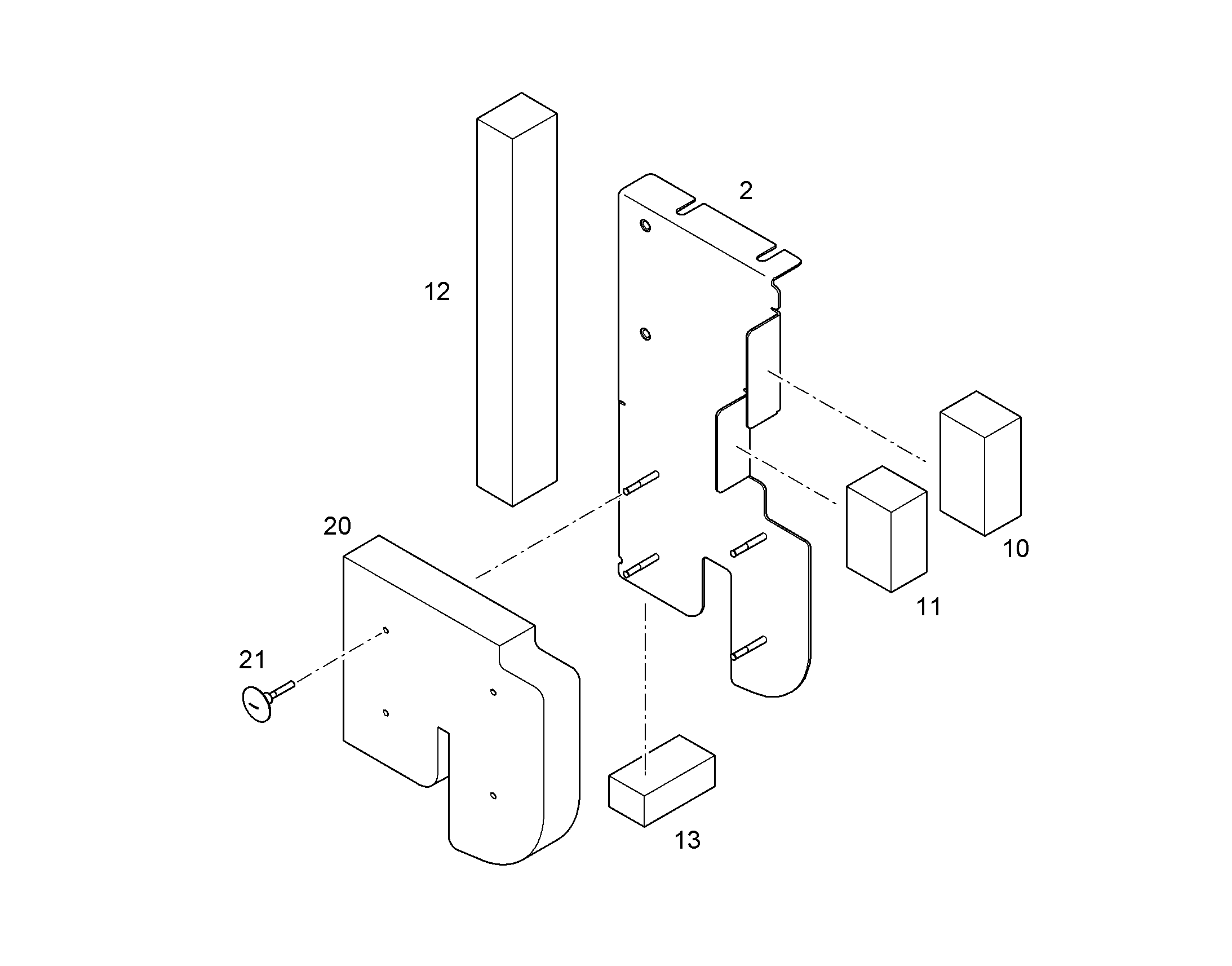 РАЗДЕЛИТЕЛЬНЫЙ ЛИСТ 10839422 LIEBHERR