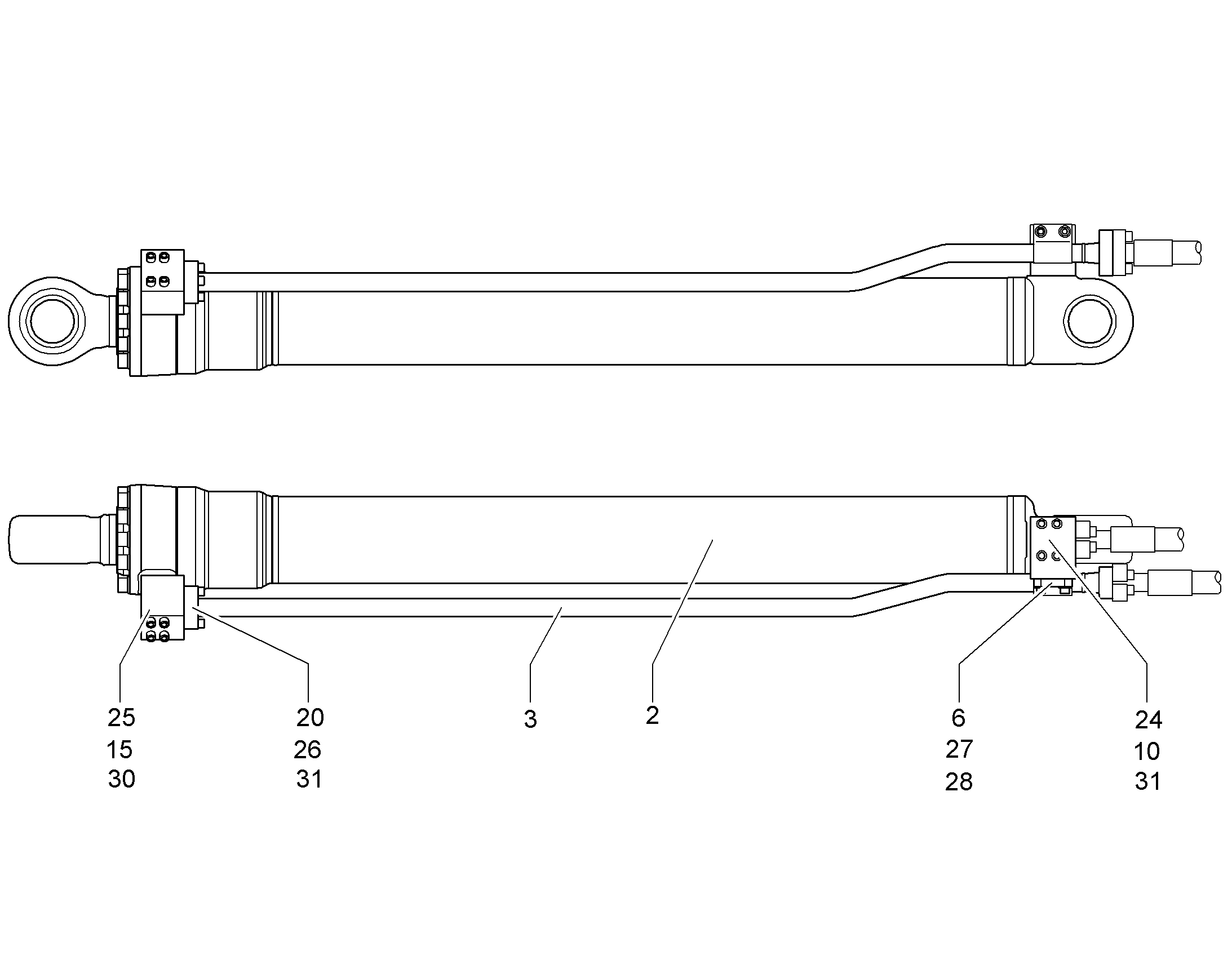 ЗАЩ.ТРУБЫ ЦИЛ.РУК. 10838936 LIEBHERR