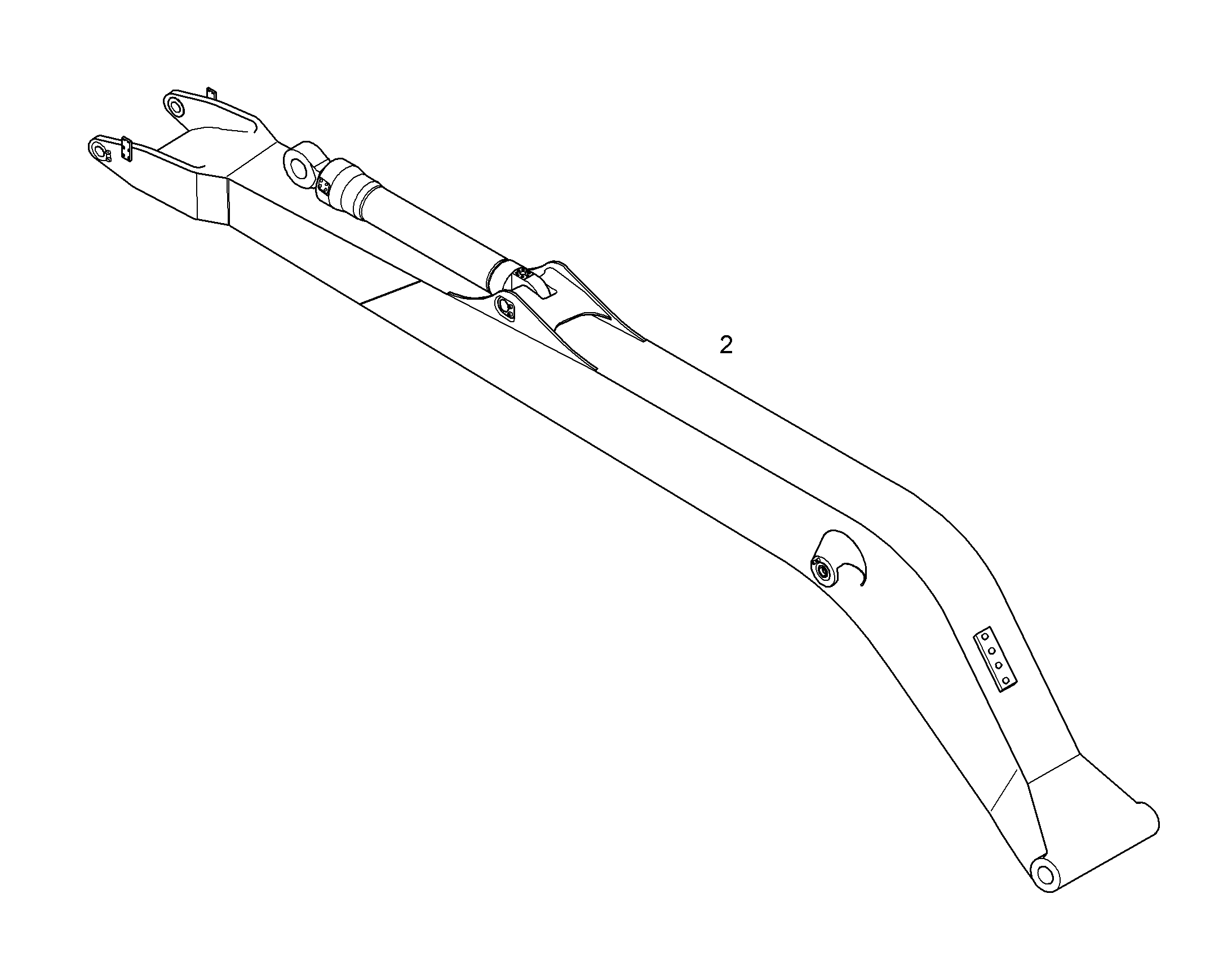 СТРЕЛА ОДНОКОРПУСНАЯ 5,80M 10827862 LIEBHERR