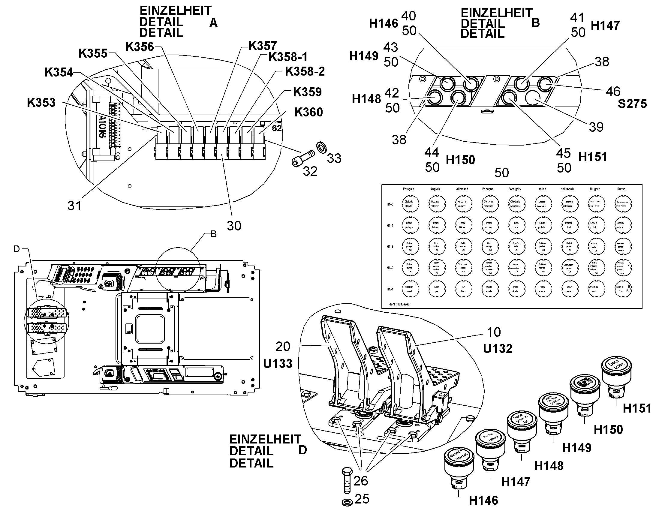 ИНДИКАТОР МОНТАЖНЫЙ H149 10833771 LIEBHERR