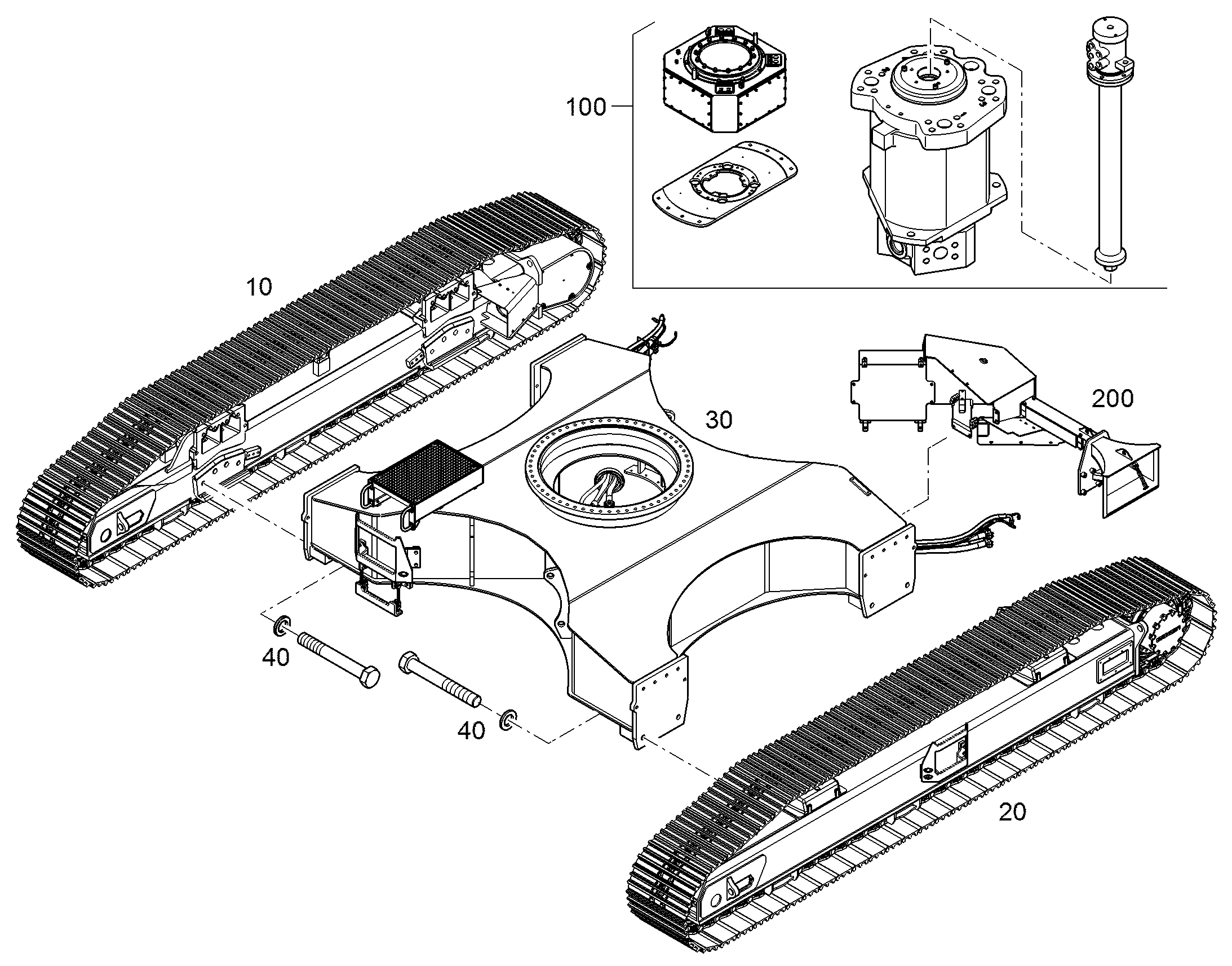 СРЕДНЯЯ ЧАСТЬ УСИЛЕННАЯ 12847259 LIEBHERR
