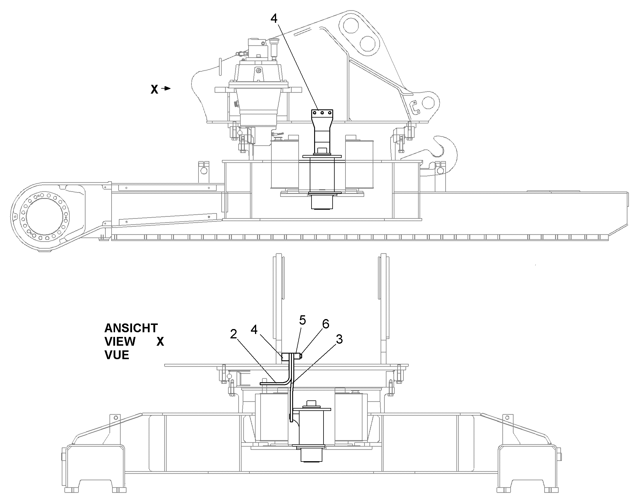 ПОВОДОК 10849957 LIEBHERR