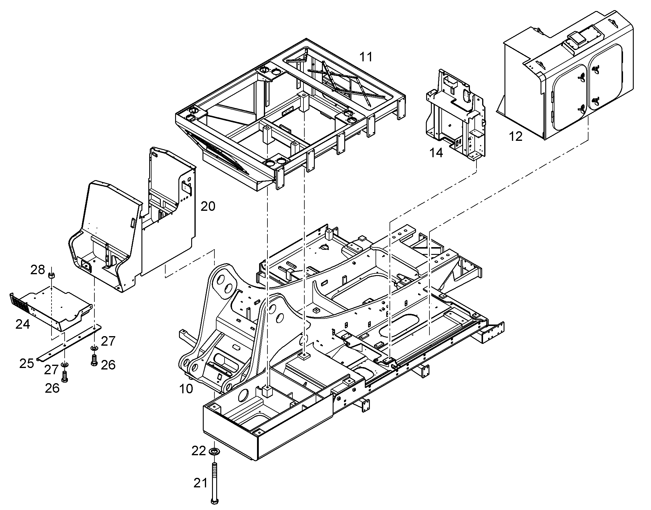 ПЕРЕОБОРУД. ПОВОР. ПЛАТФОРМЫ 10841250 LIEBHERR