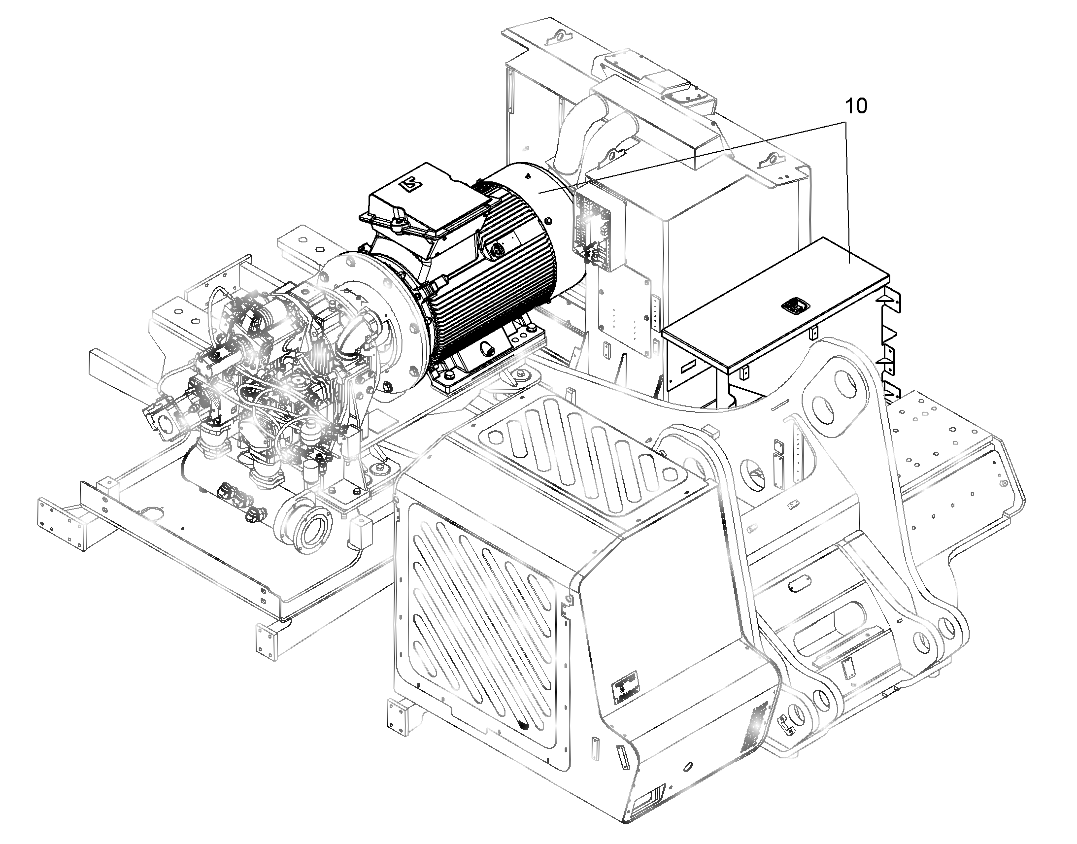 МОНТ.КОМПЛ.ВЫКЛ.МАСЛ.ГИДРОПР. 690V 50HZ 200KW 10840386 LIEBHERR