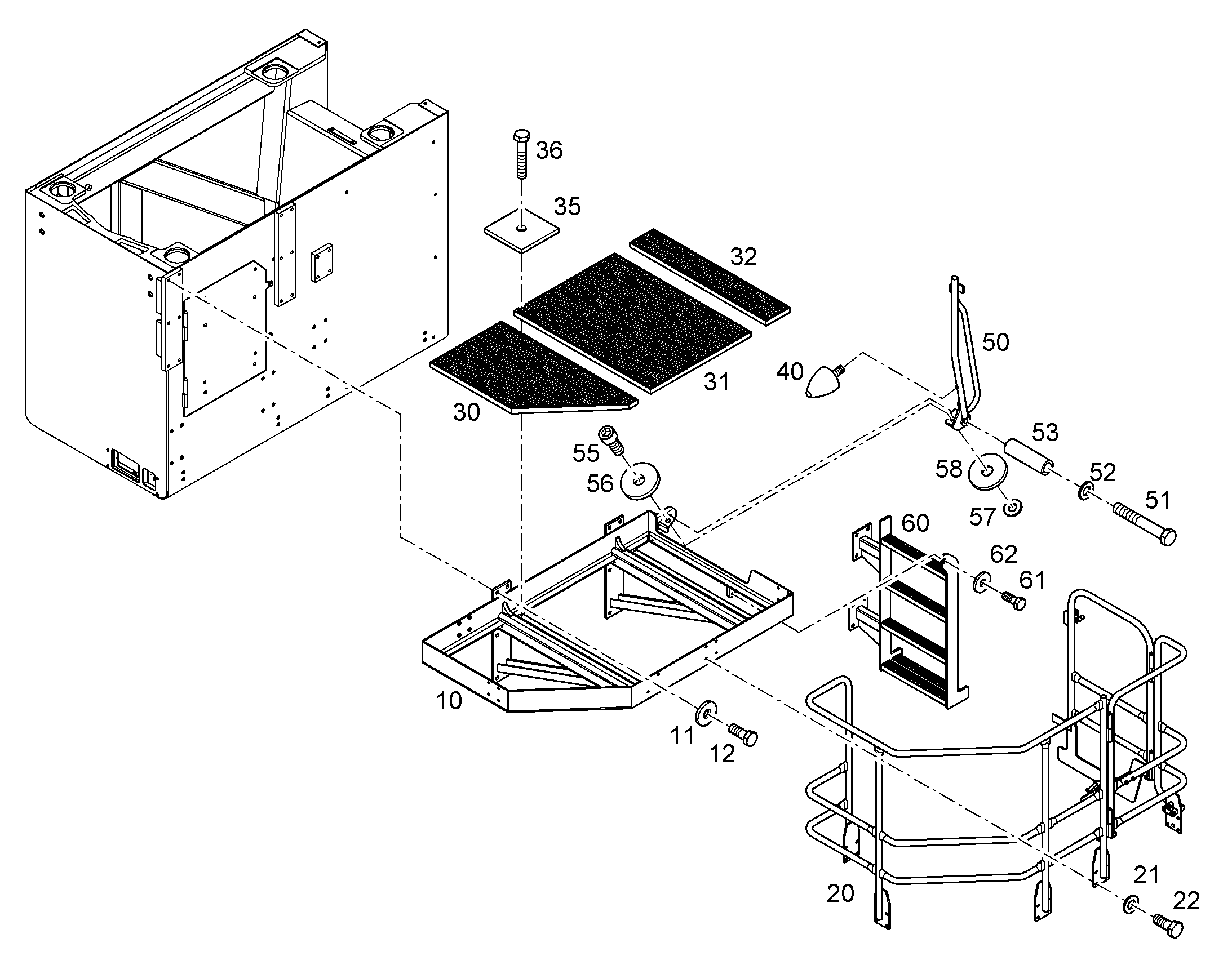 ПЛАТФОРМА 10850824 LIEBHERR