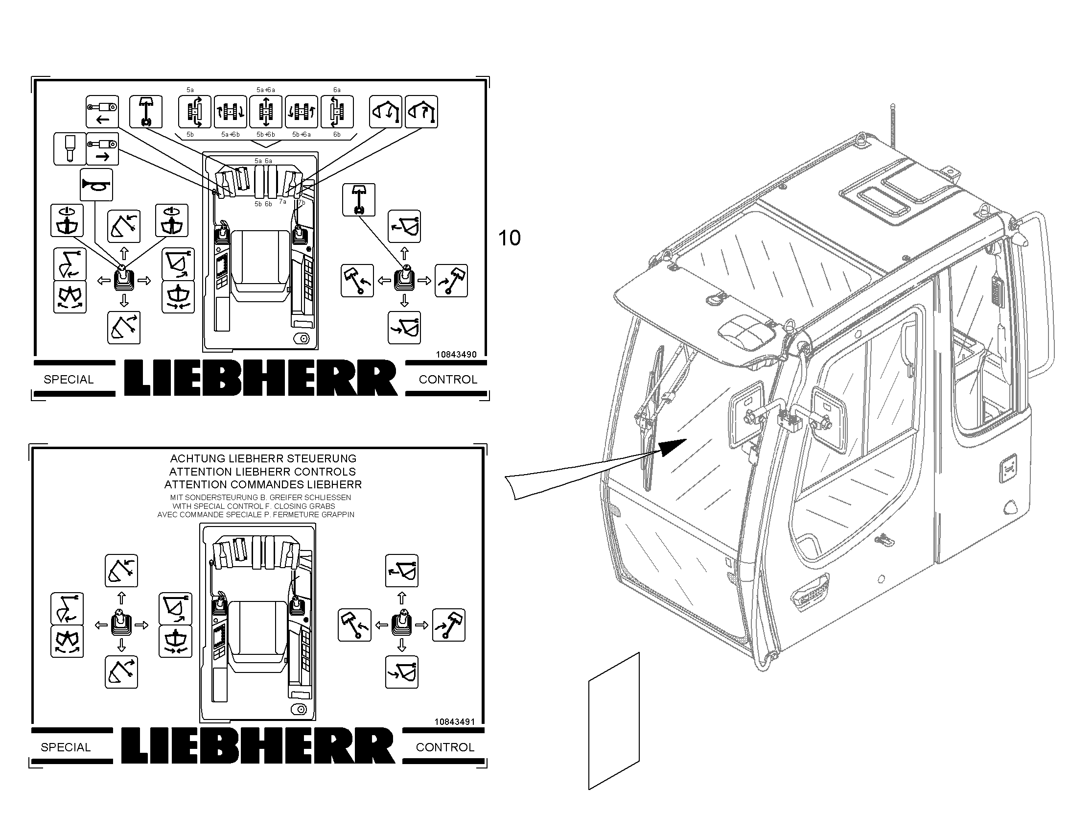 LIEBHERR УПРАВЛЕНИЕ 10847291 LIEBHERR