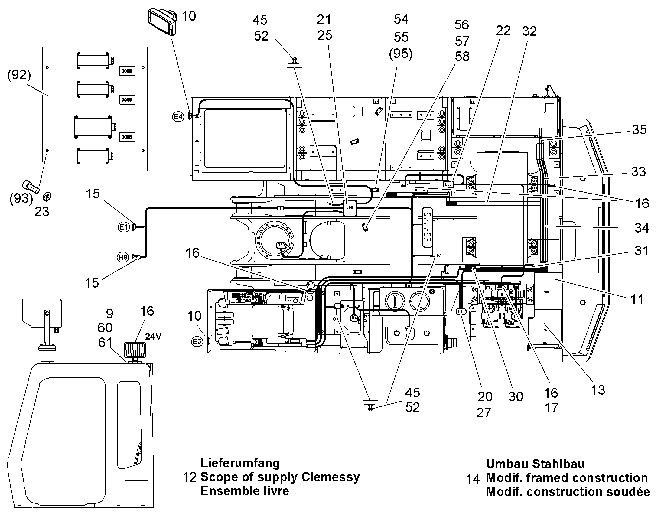 ПРОЖЕКТОР В СБОРЕ 10860067 LIEBHERR