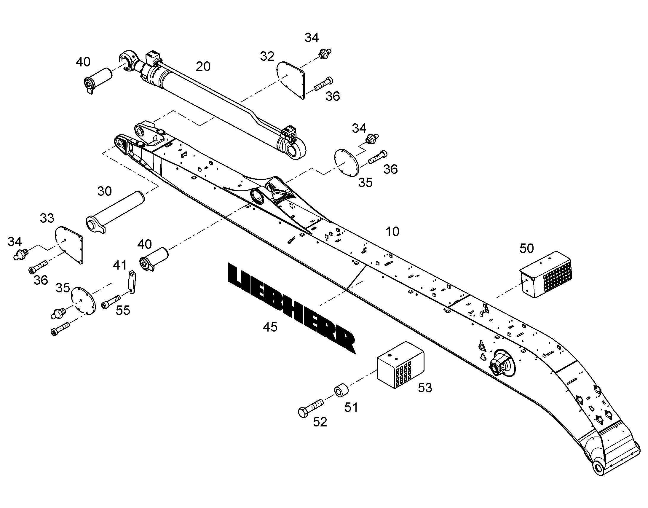 ВСТРОЕННЫЕ ДЕТАЛИ 10847189 LIEBHERR