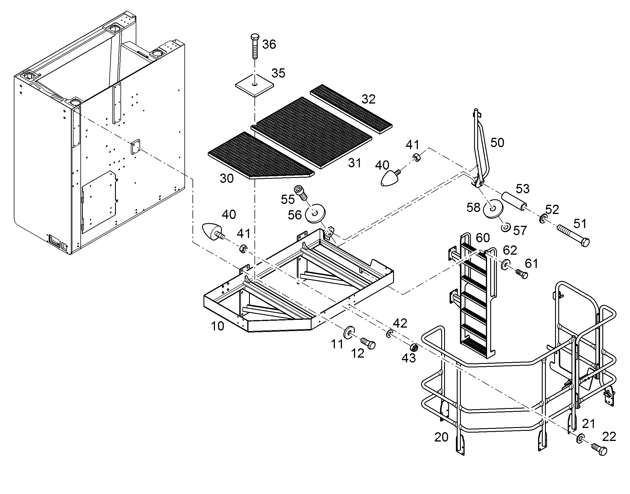 ПЛАТФОРМА 10849170 LIEBHERR