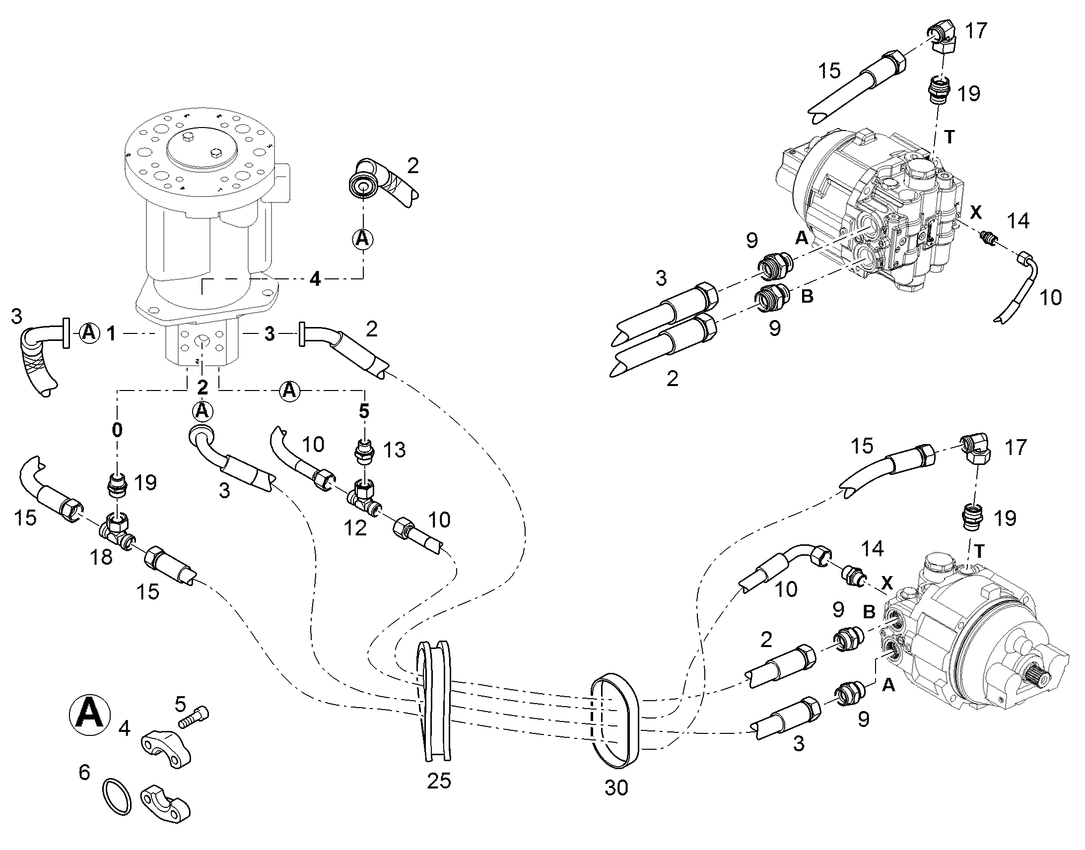 ШЛАНГ 25X1610 11320007 LIEBHERR