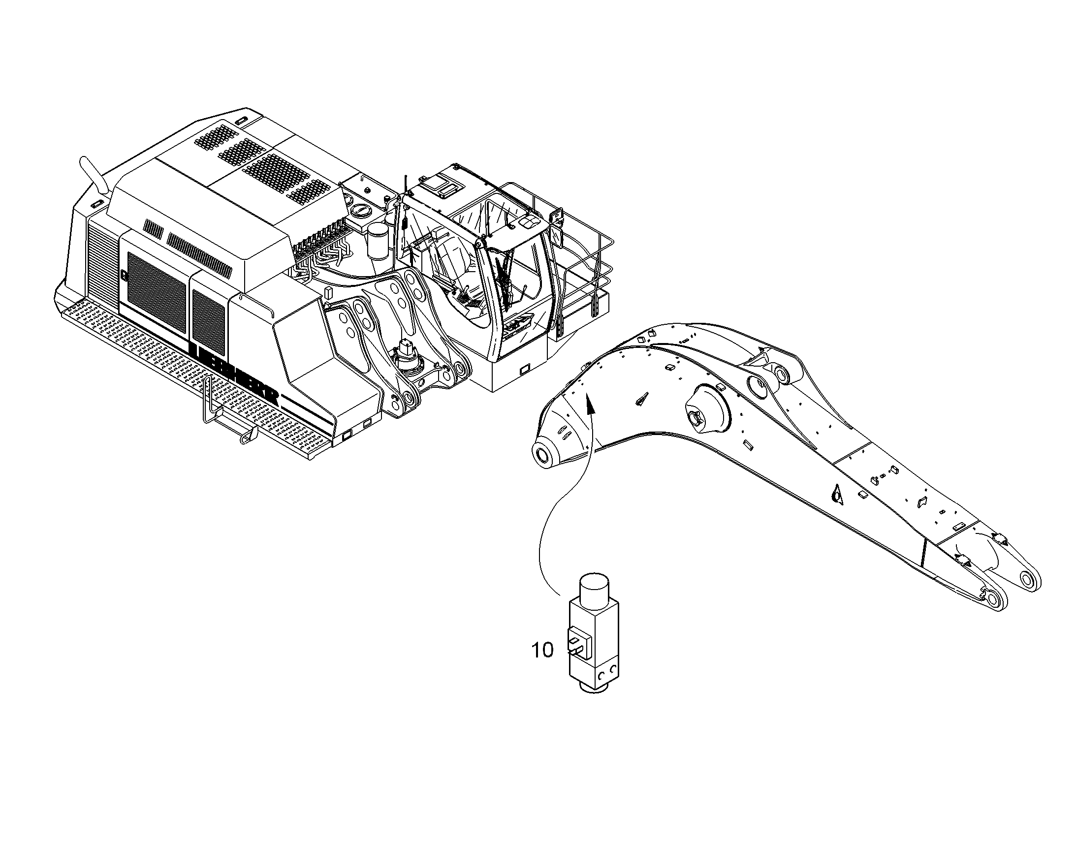 УСТР.ПРЕДУП.О ПЕРЕГРУЗКЕ 10844837 LIEBHERR