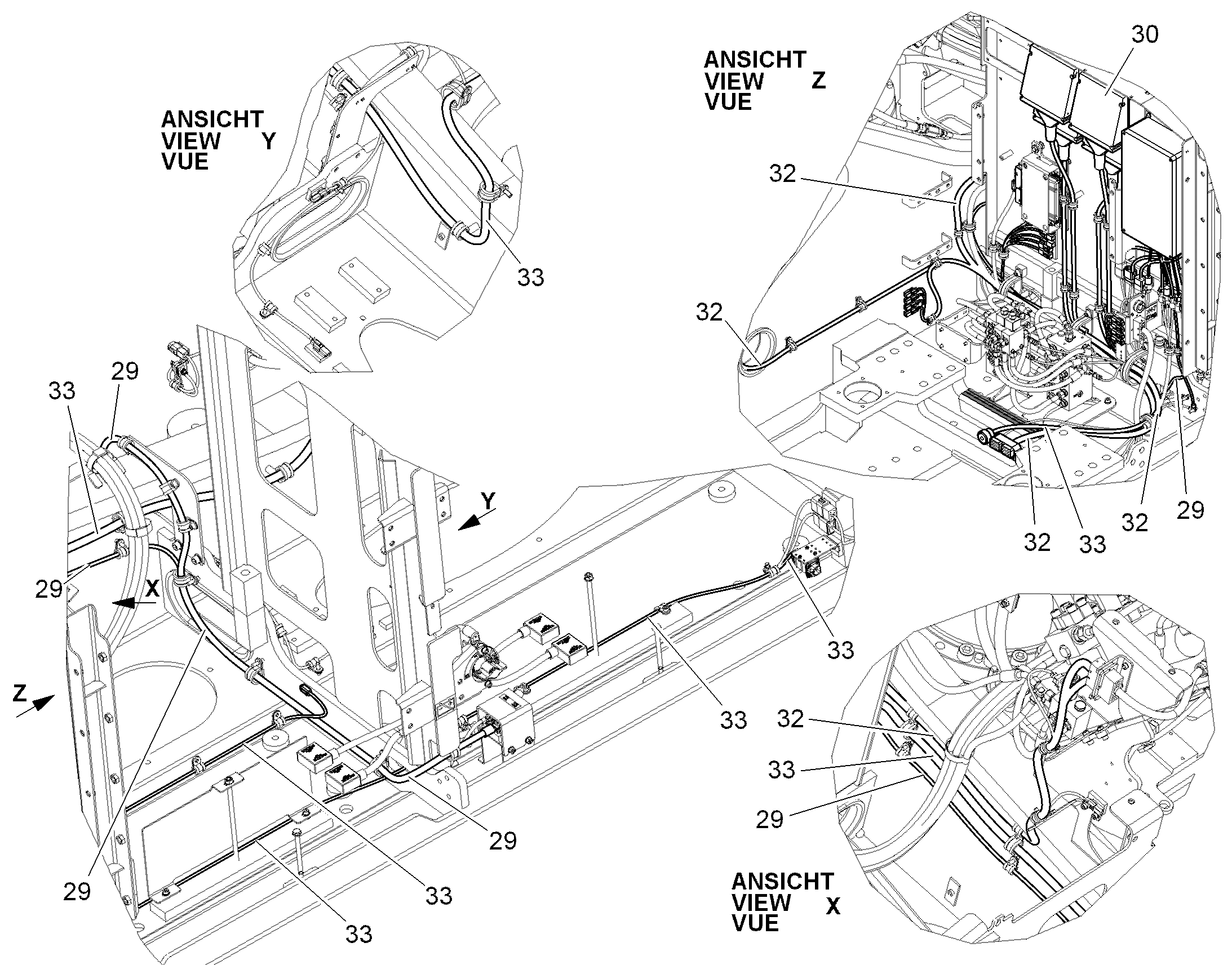 ЭЛ.ОБОРУД.ДИСПЛЕЯ ЭКСКАВАТОРА 10822091 LIEBHERR