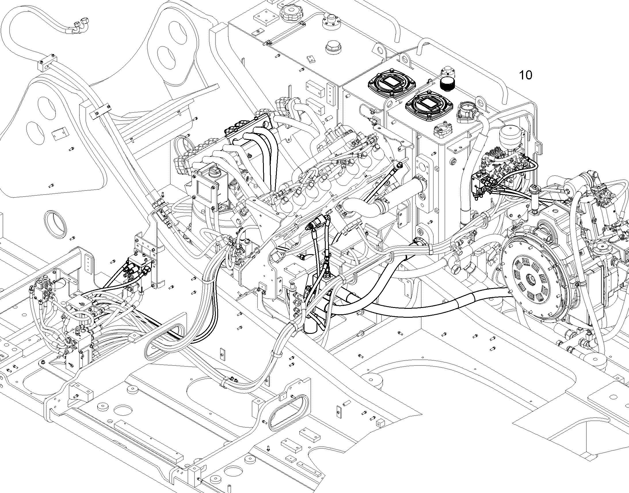 ДОПОЛНЕНИЕ-В ШАССИ AHS 11 10402802 LIEBHERR