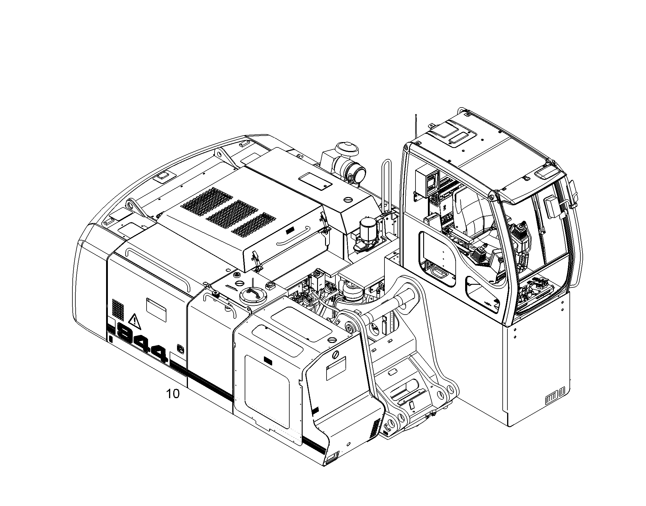 ТАБЛИЧКИ АМЕРИКА 10849294 LIEBHERR