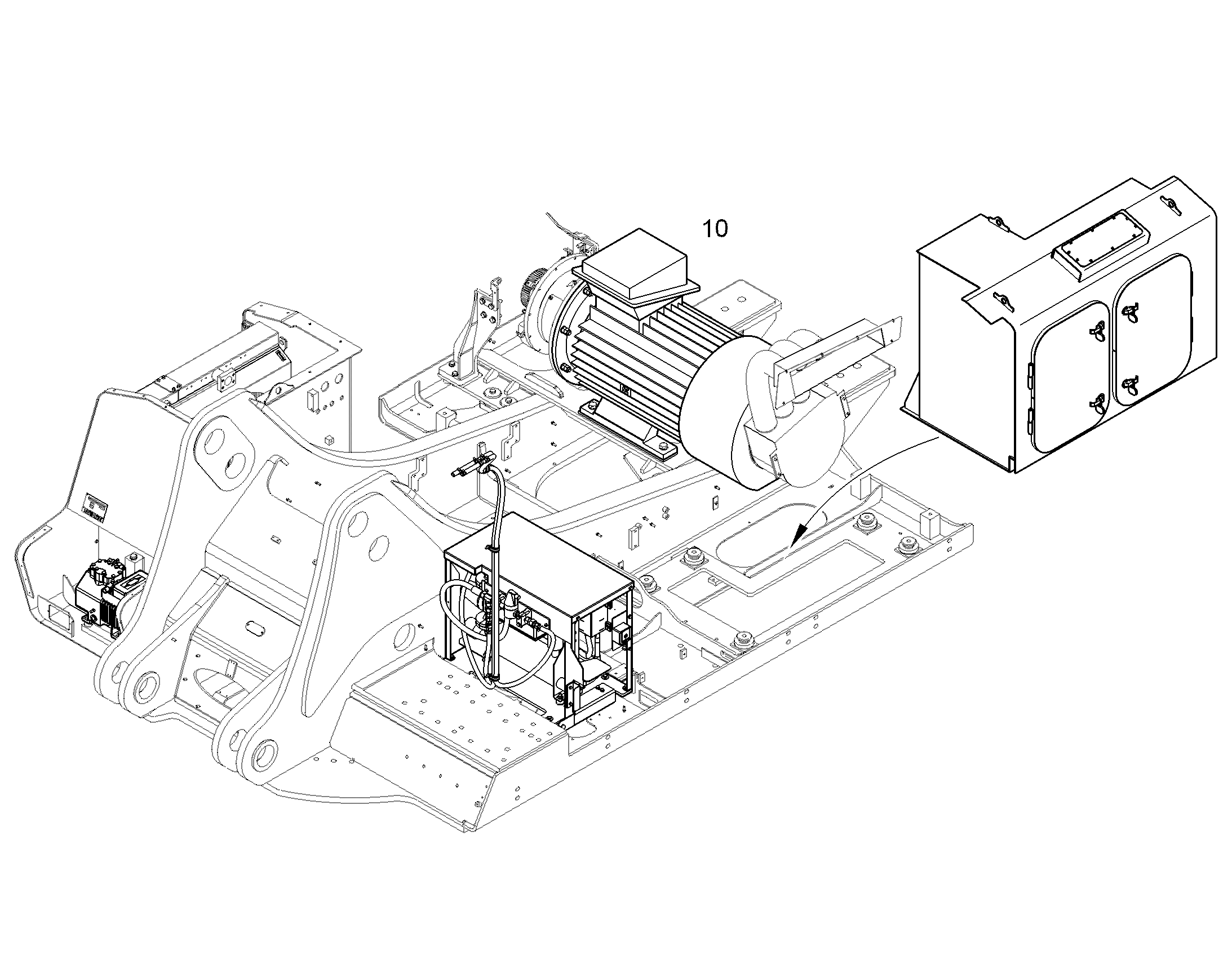 МОНТ.КОМПЛ.ВЫКЛ.МАСЛ.ГИДРОПР. 440V50HZ 10844672 LIEBHERR