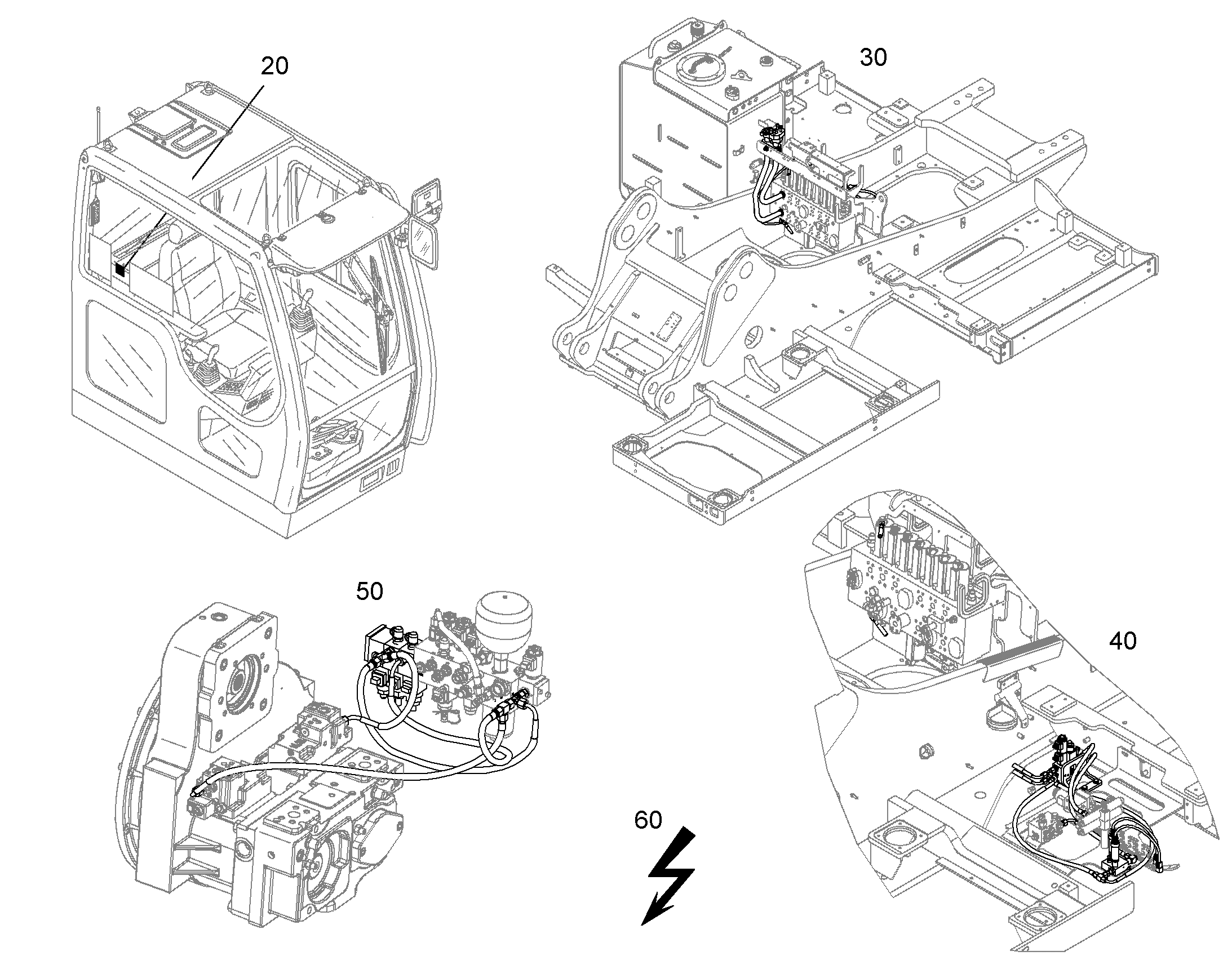 ГИДРАВЛИЧЕСКАЯ СИСТЕМА AHS 11 10848852 LIEBHERR