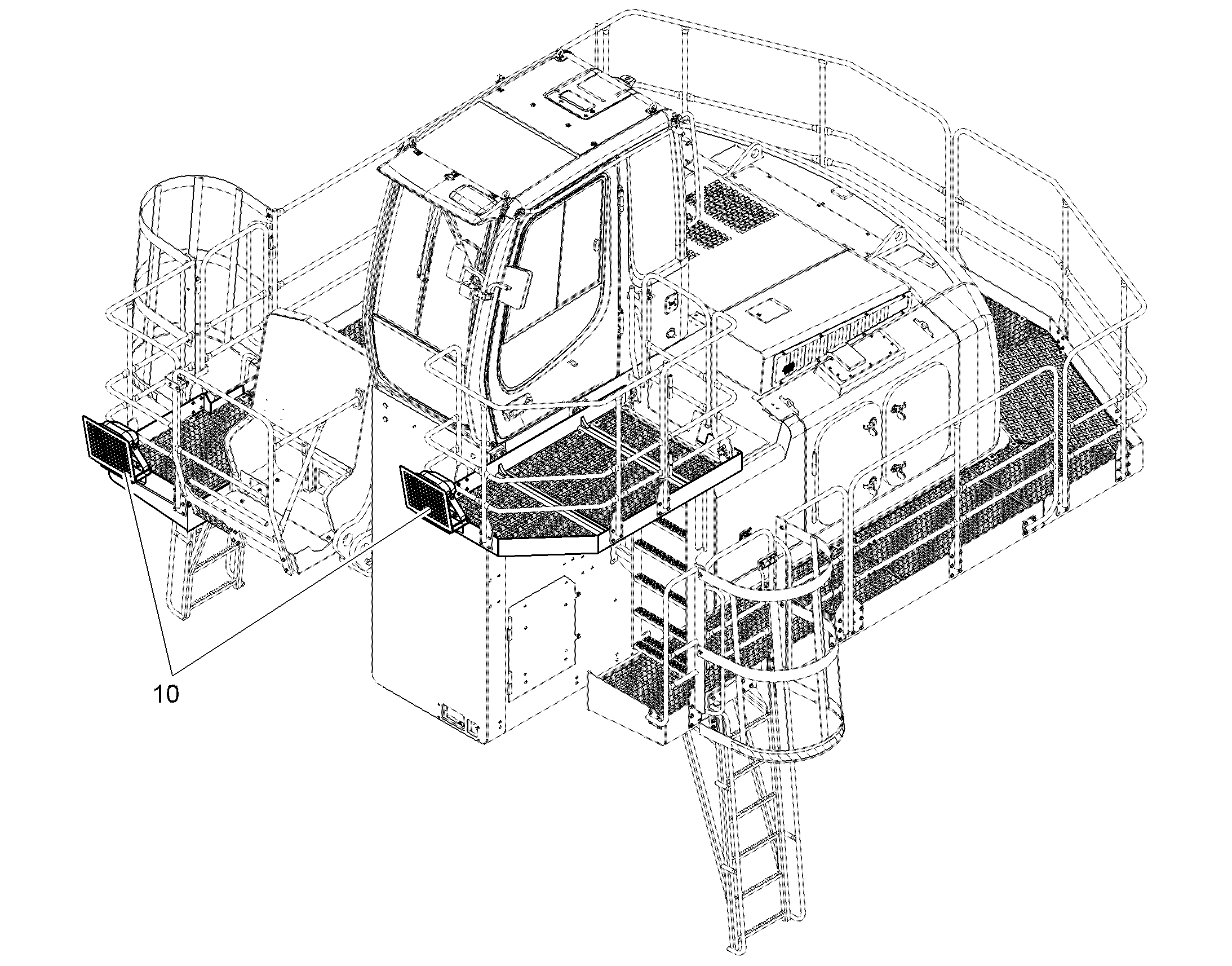 ПРОЖЕКТОР ДОП. 10855818 LIEBHERR