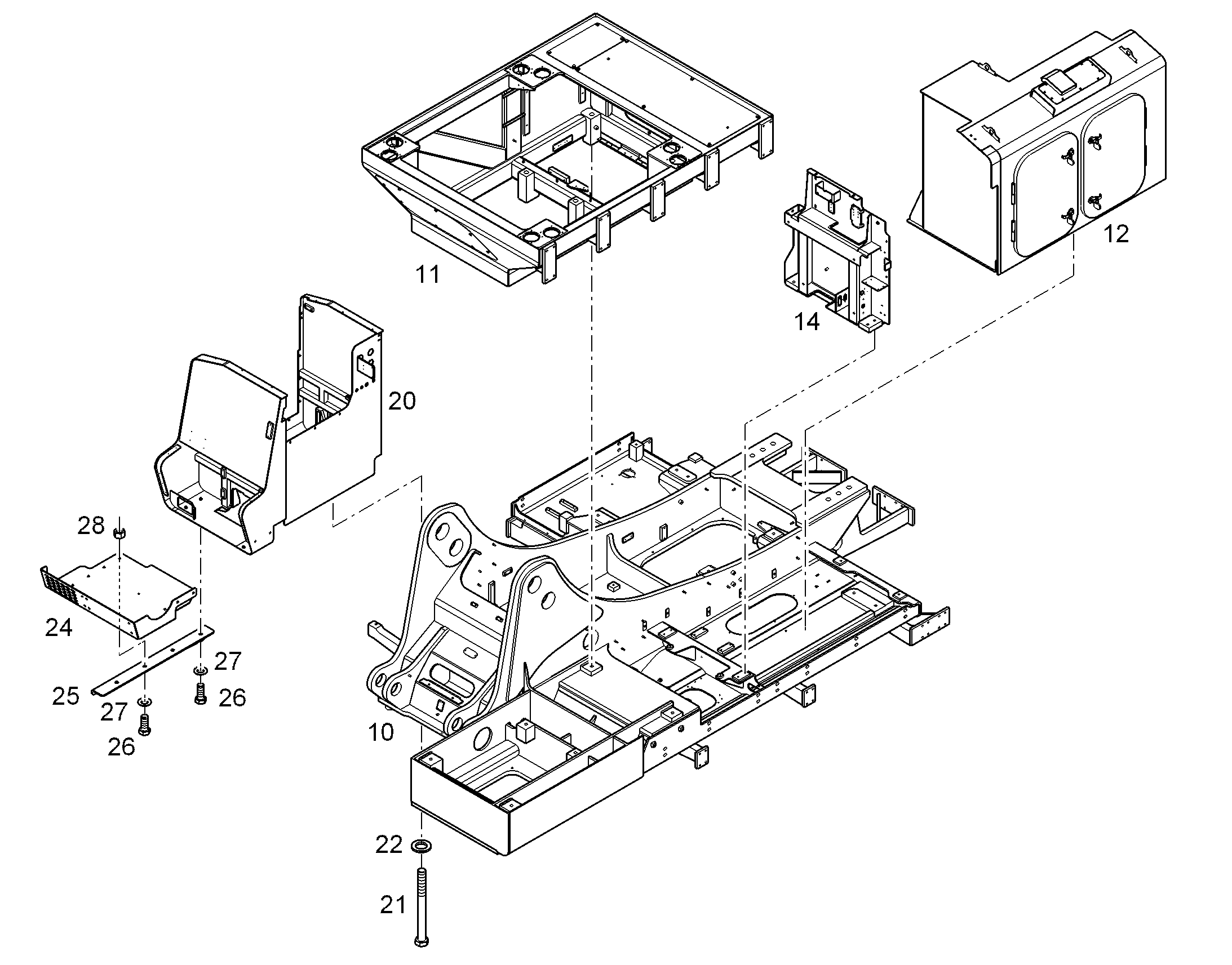 ПЕРЕОБОРУД. ПОВОР. ПЛАТФОРМЫ 10854096 LIEBHERR