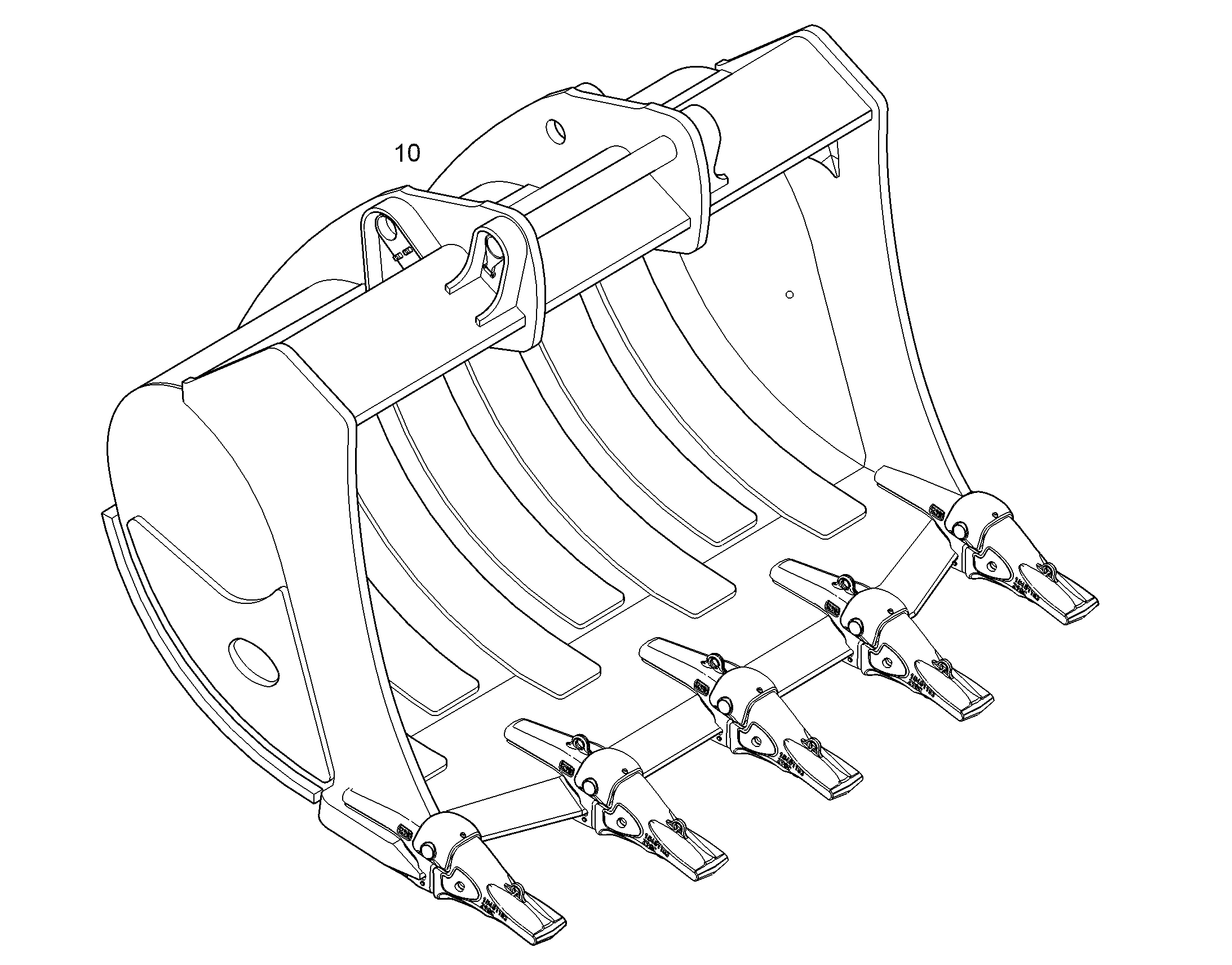 ЛОПАТА ОБРАТНАЯ HD 10853933 LIEBHERR