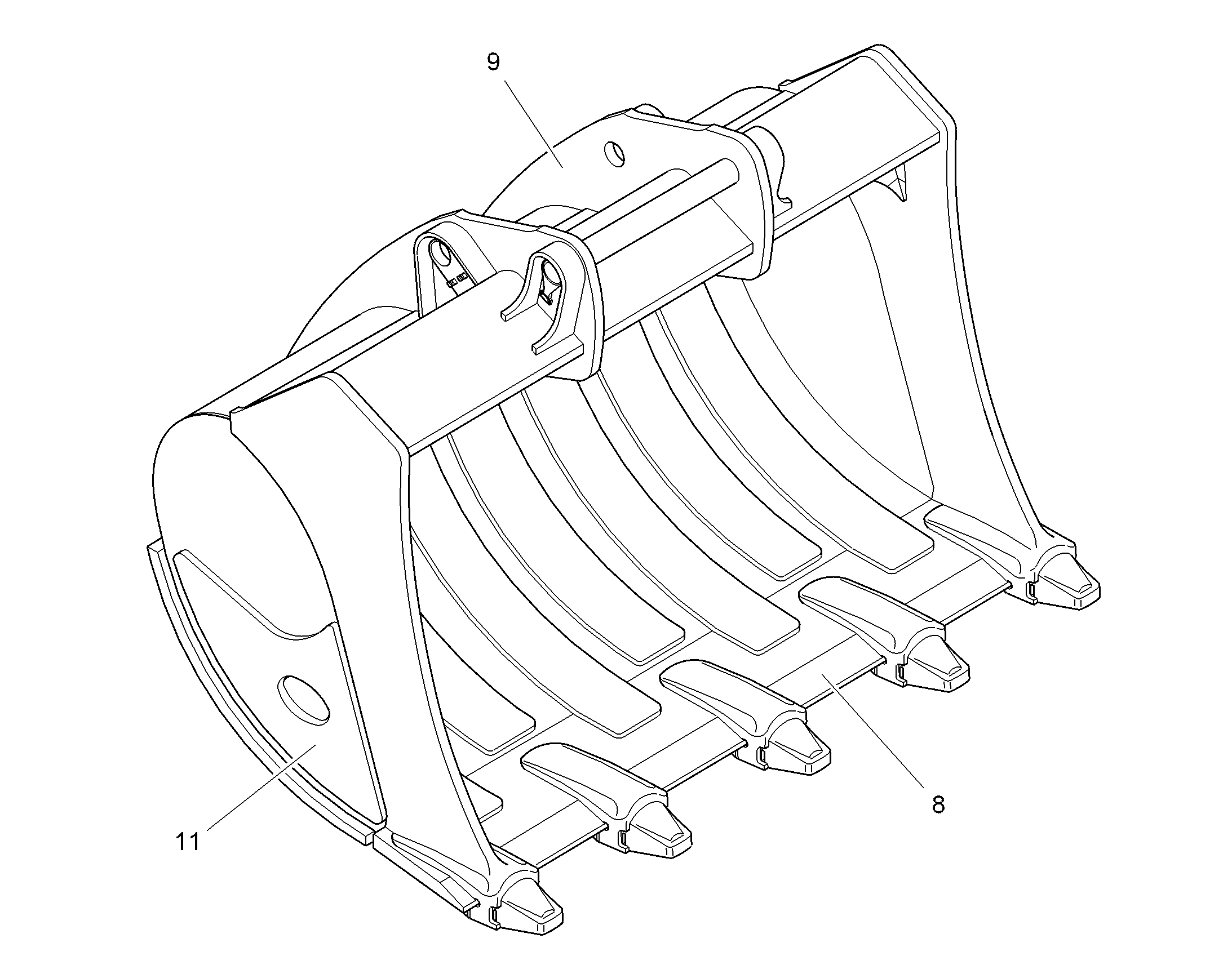 ЗАБРАЛО КОВША 10853793 LIEBHERR