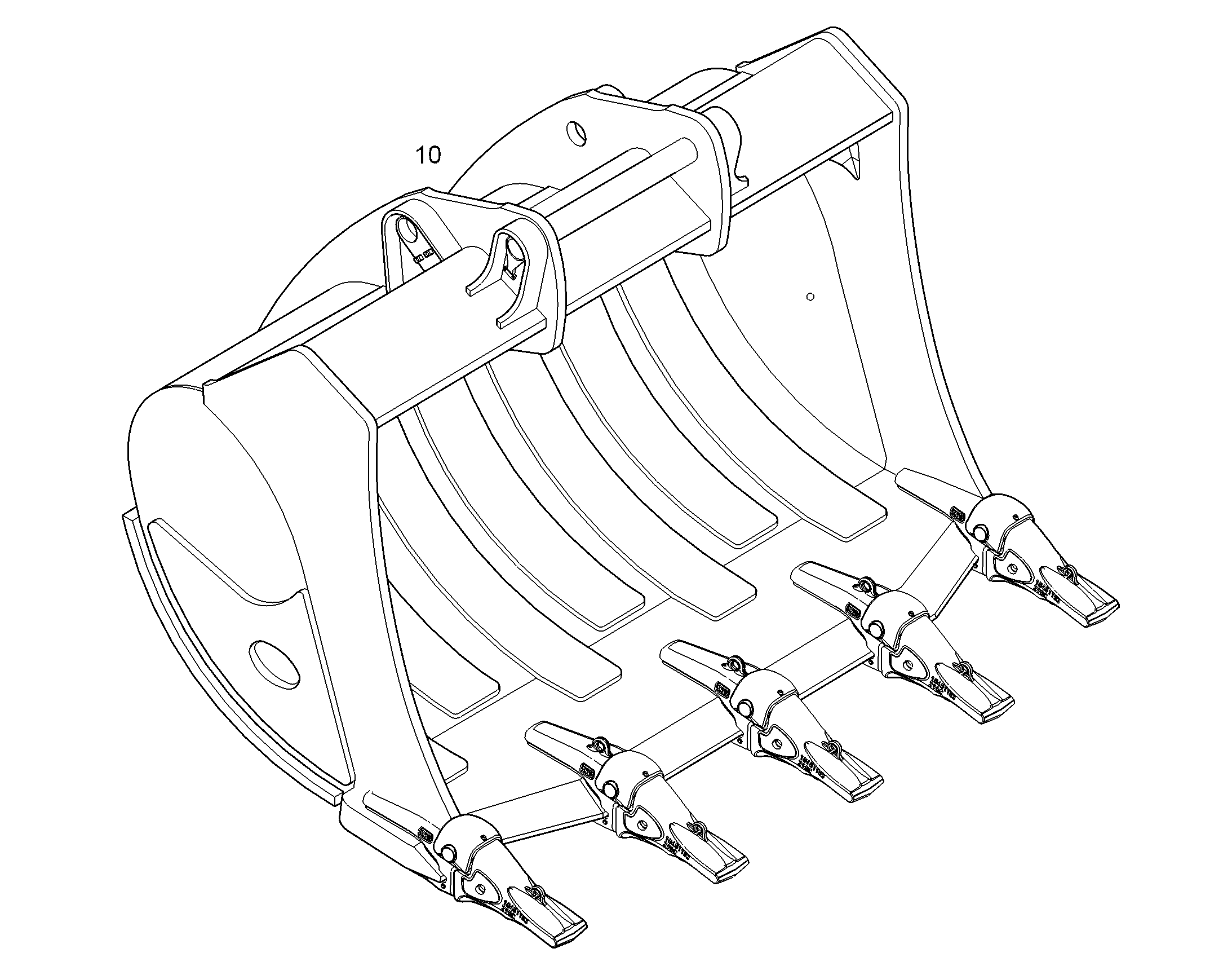 ЛОПАТА ОБРАТНАЯ HD 10849301 LIEBHERR
