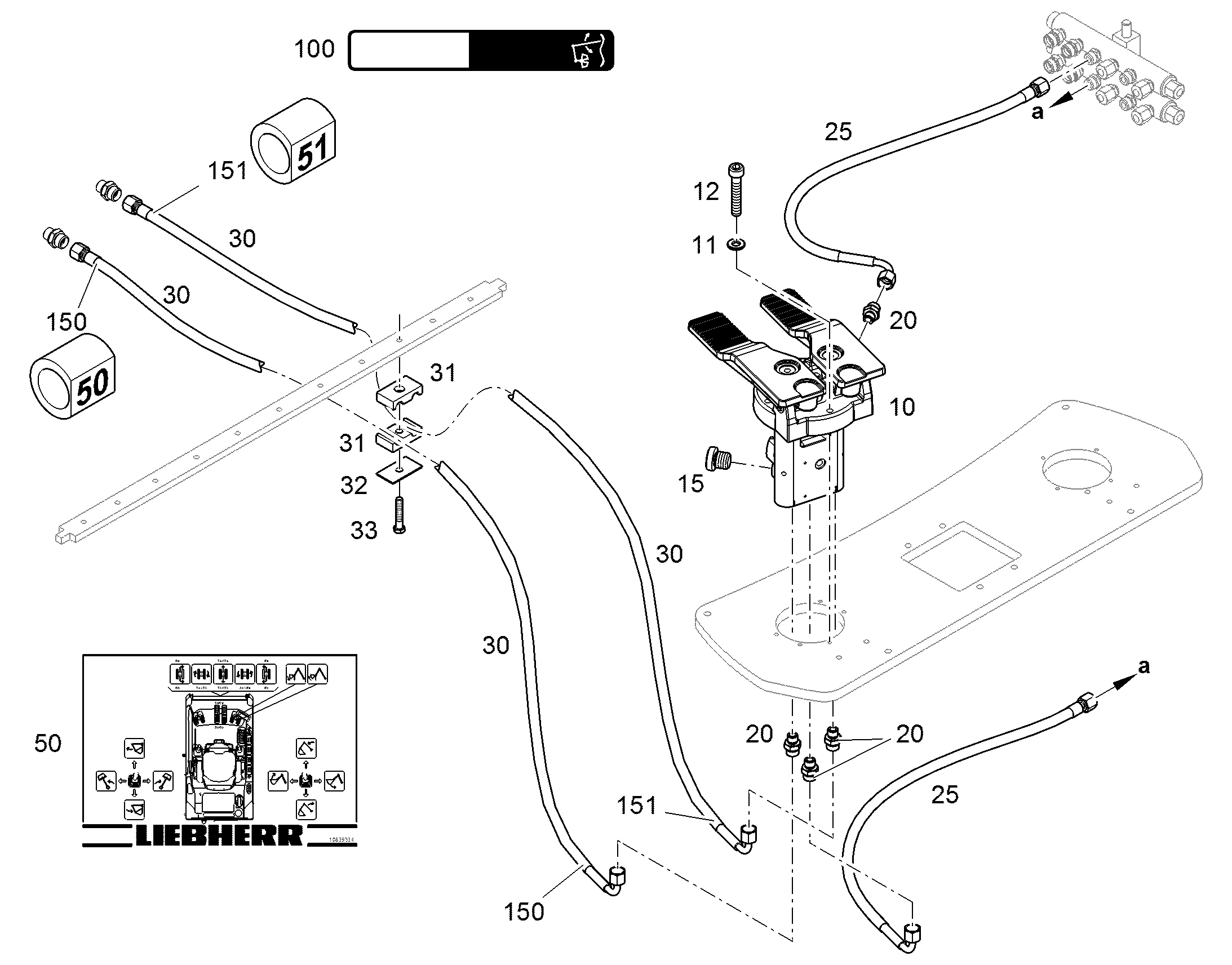 ЭТИКЕТКА 80mmX12,4mm 10847799 LIEBHERR