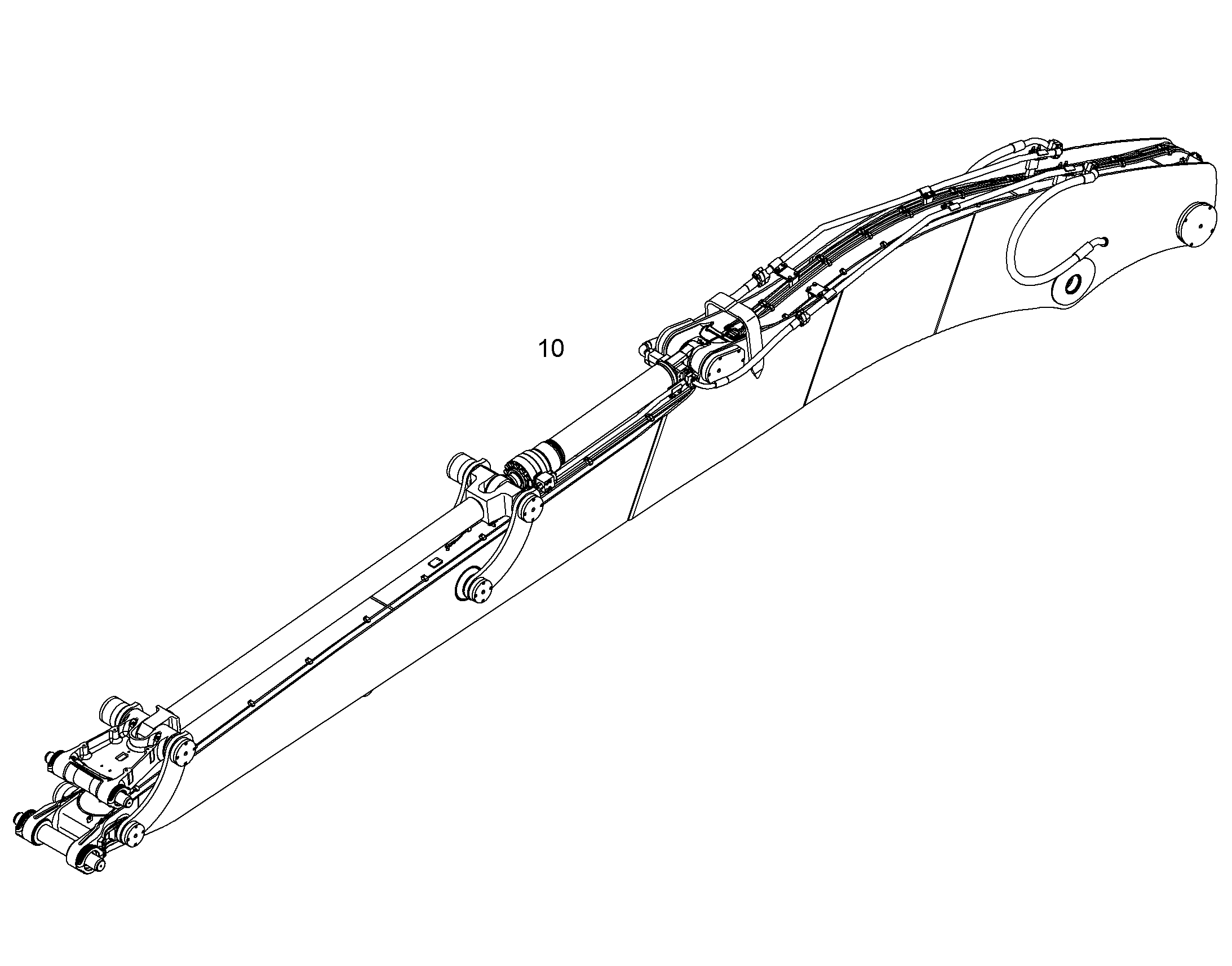 РУКОЯТЬ КОВША ДЛЯ КОВША 934C'MU'8,50M 10840861 LIEBHERR