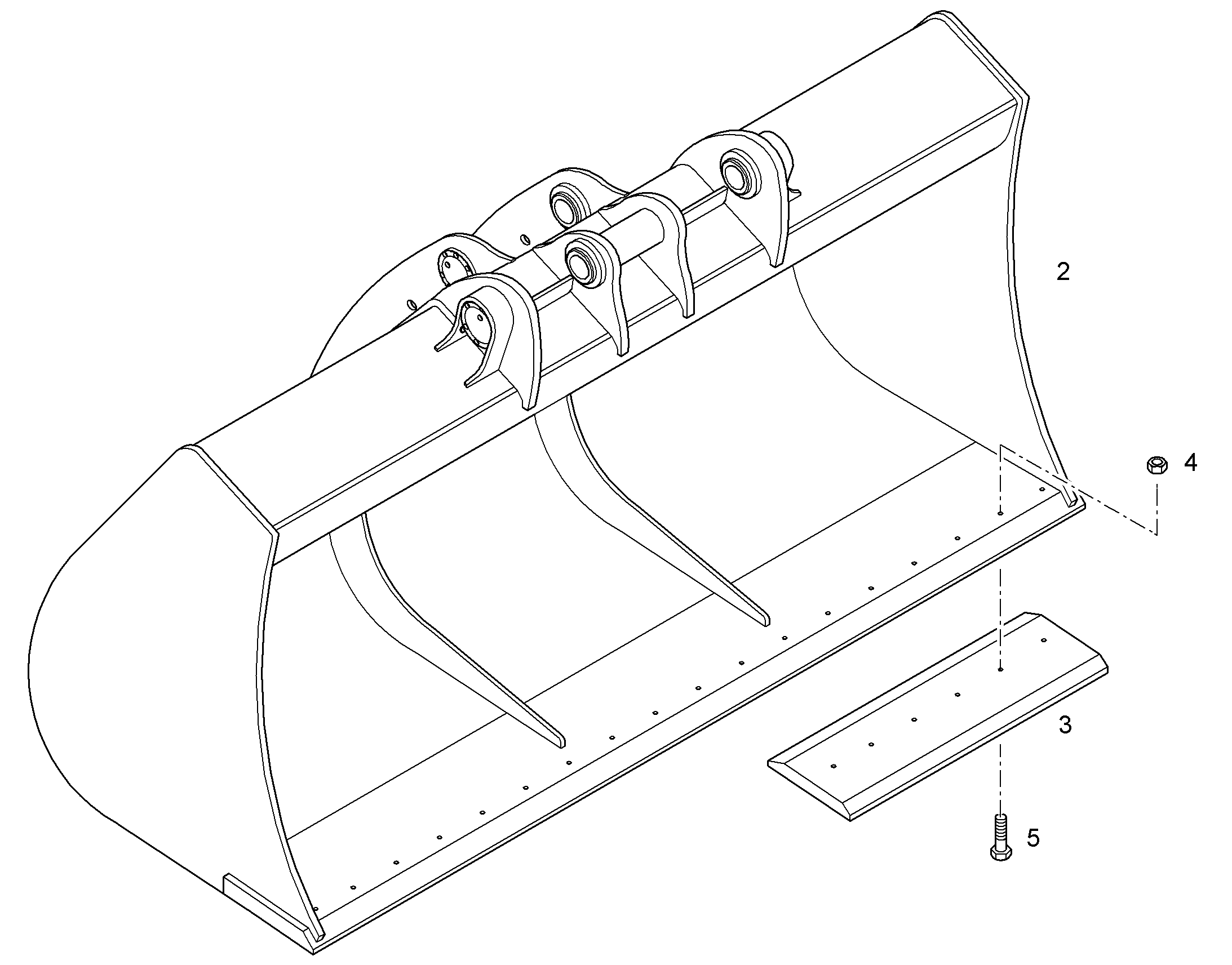 КОВШ КАНАВООЧИСТИТЕЛЯ 10366036 LIEBHERR