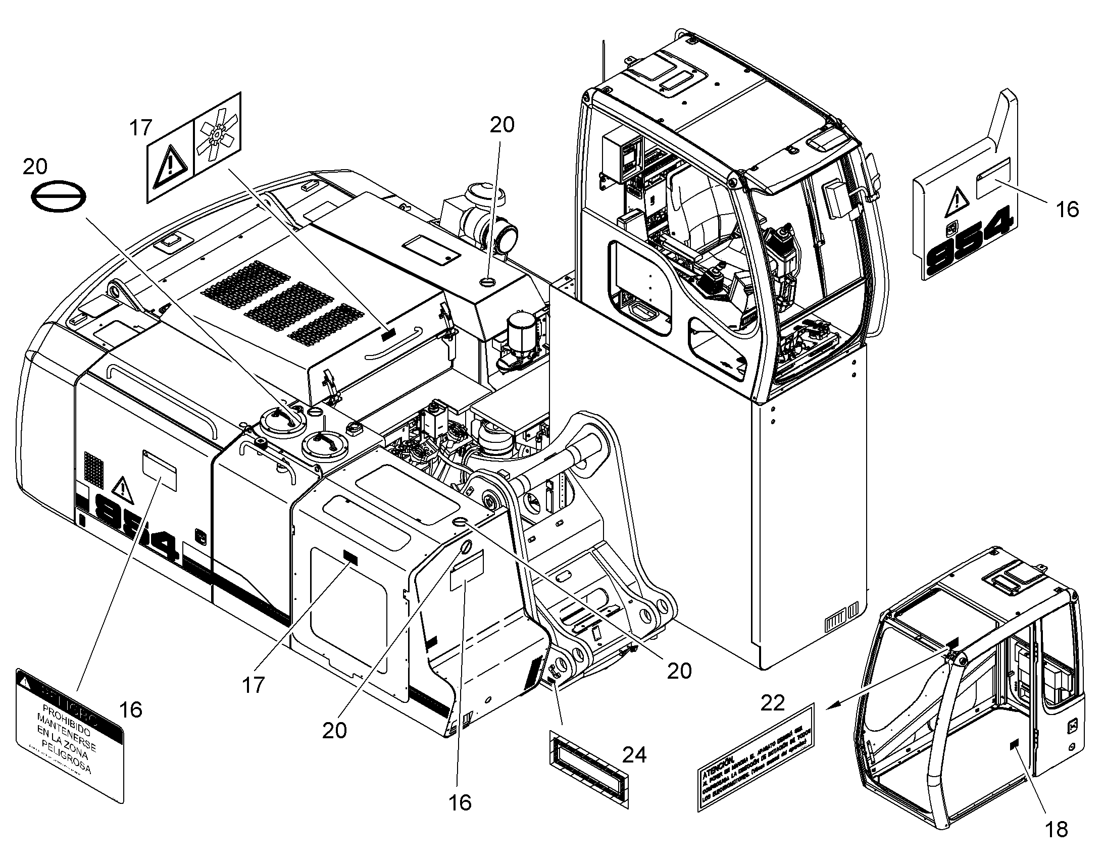 ТАБЛИЧКА 10845754 LIEBHERR
