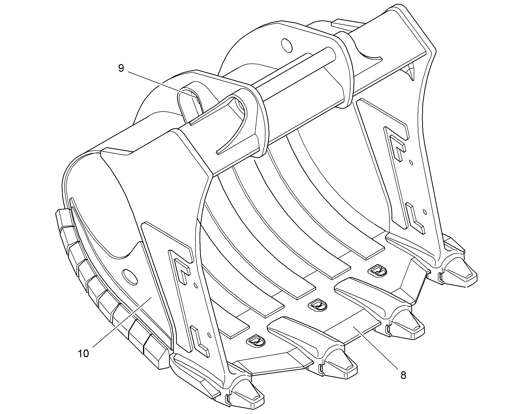 ЗАБРАЛО КОВША 10846829 LIEBHERR