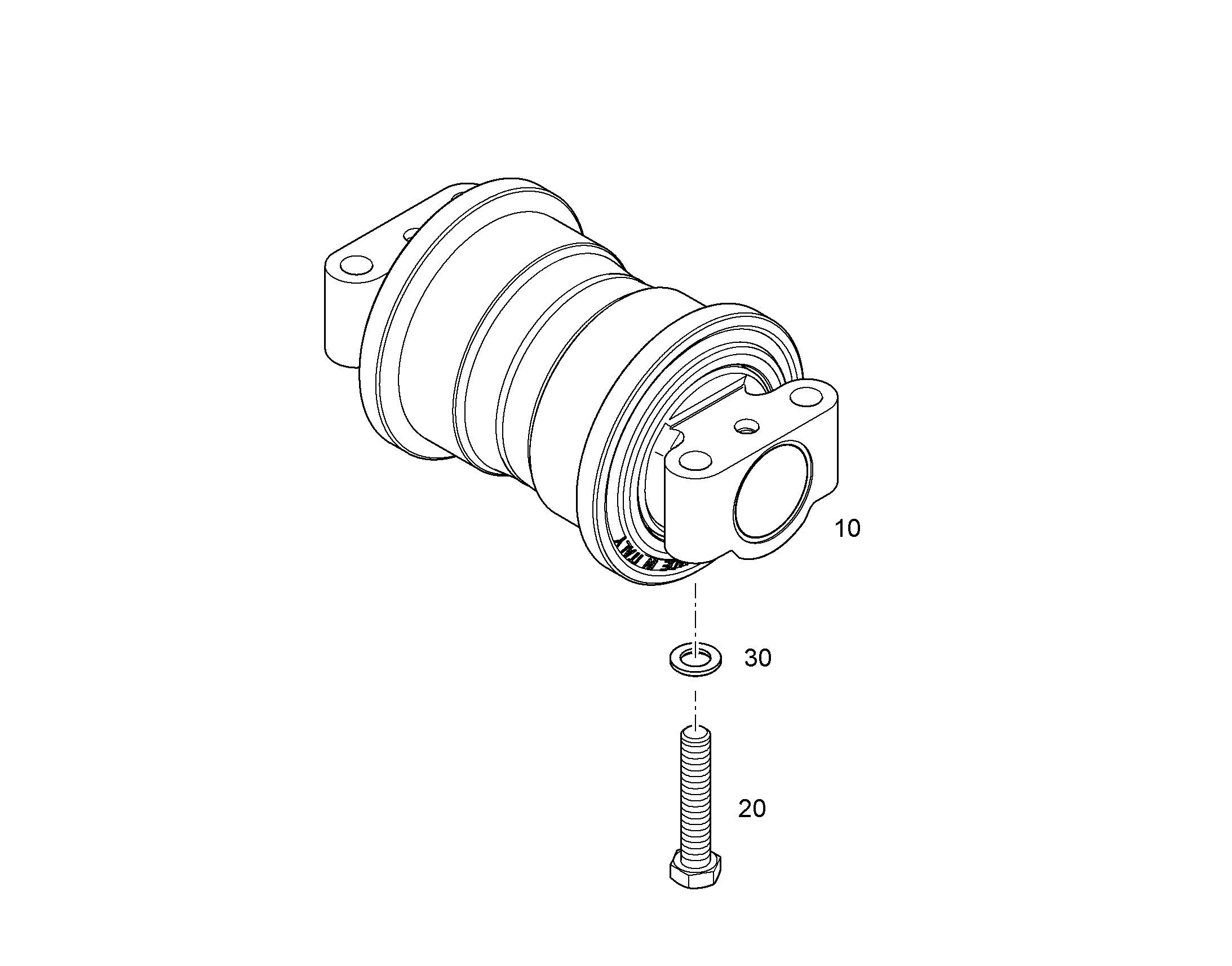 РОЛИК ХОДОВОЙ B9S 11161577 LIEBHERR