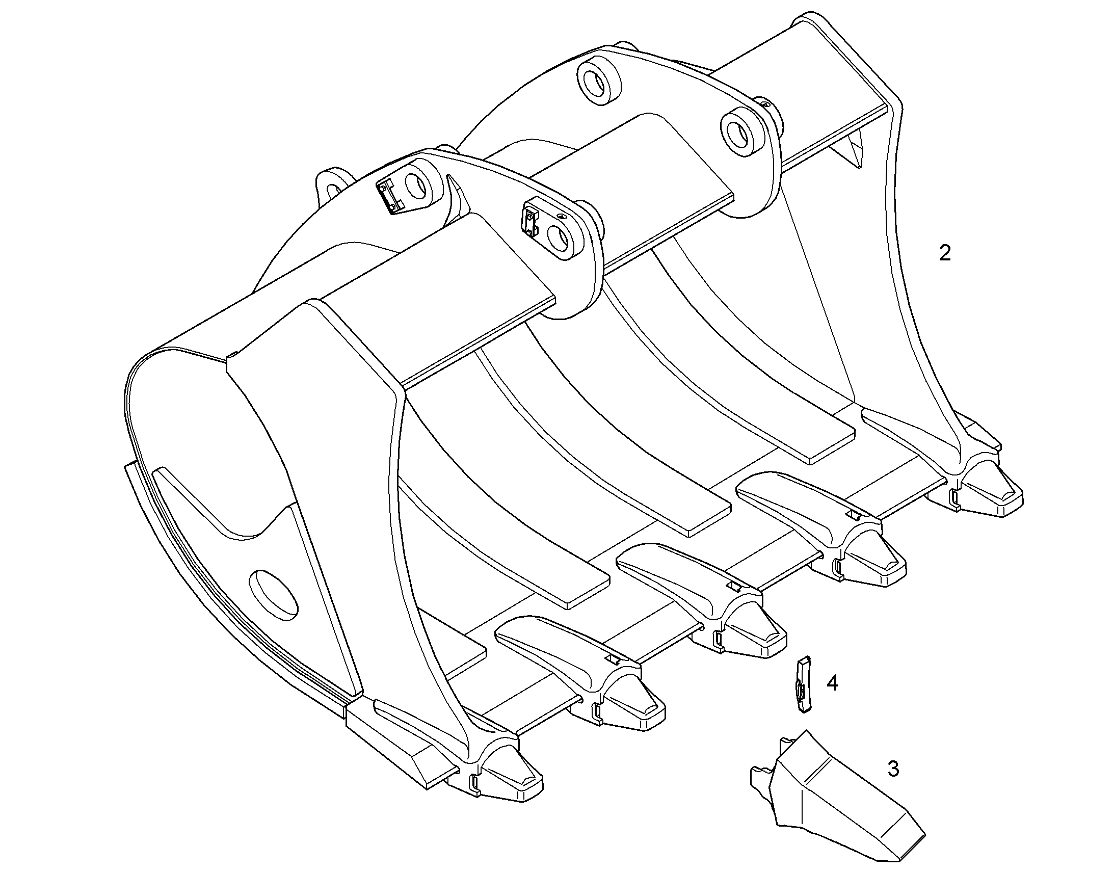 ЛОПАТА ОБРАТНАЯ HD 10848681 LIEBHERR