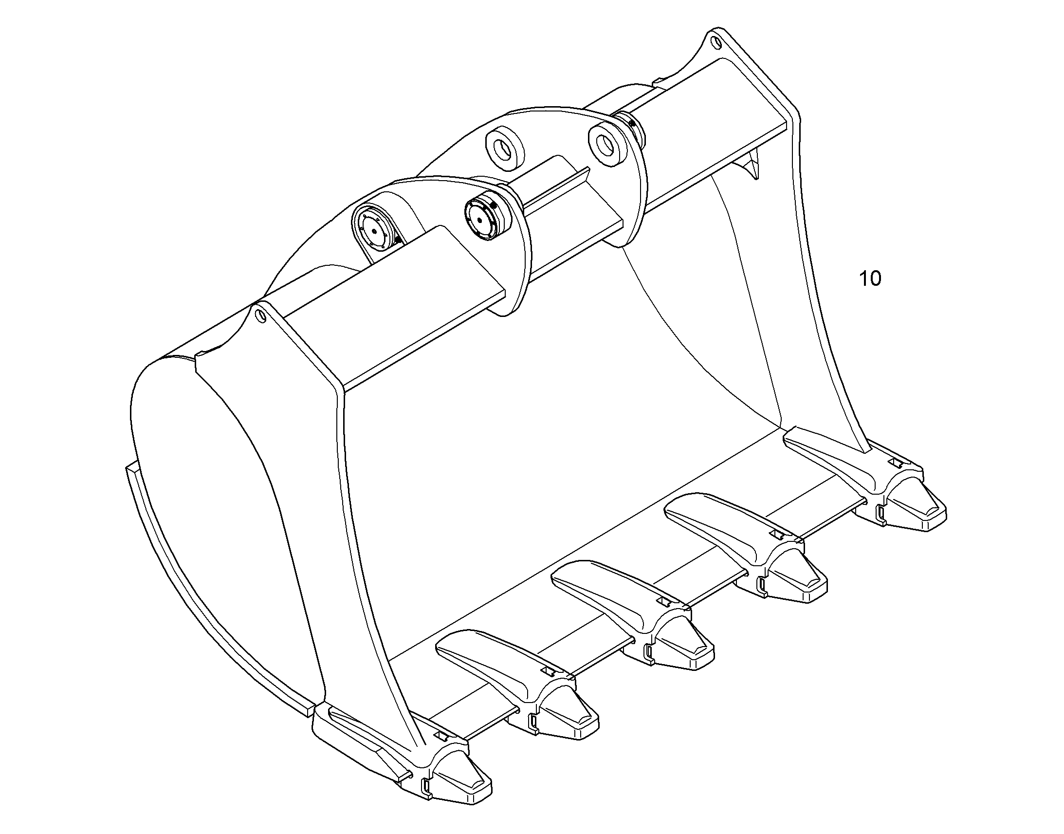 ЛОПАТА ОБРАТНАЯ 10849251 LIEBHERR
