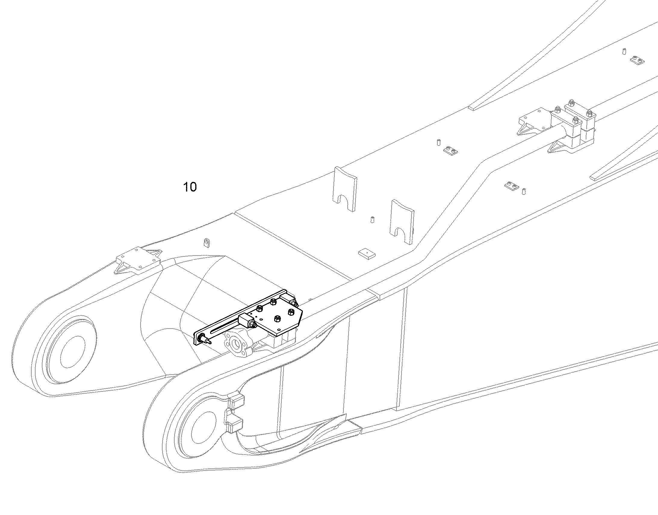 ОТКЛЮЧЕНИЕ ЦИЛИНДРА РУКОЯТИ 10851395 LIEBHERR