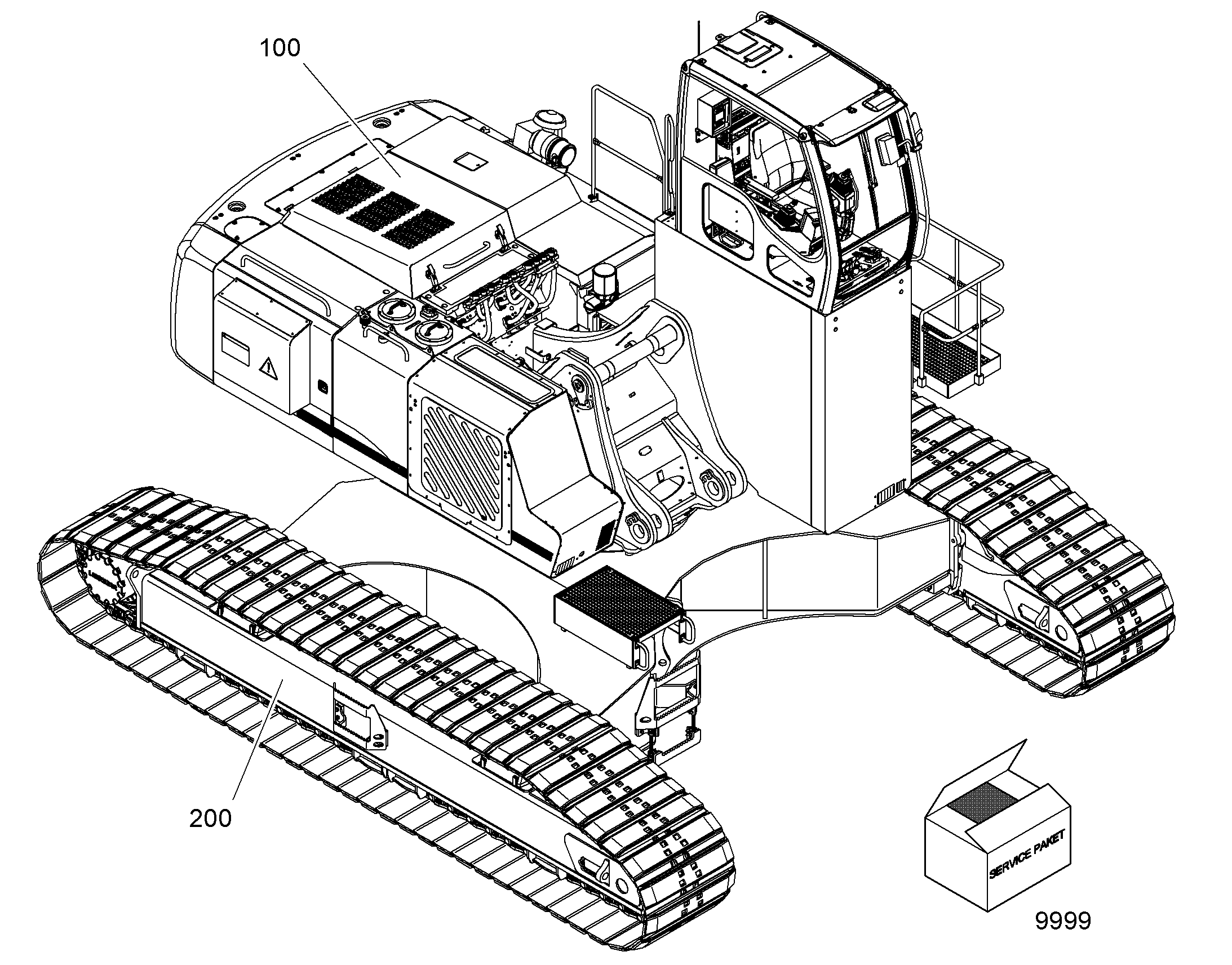 ШАССИ, КОМПЛЕКТ 10844903 LIEBHERR