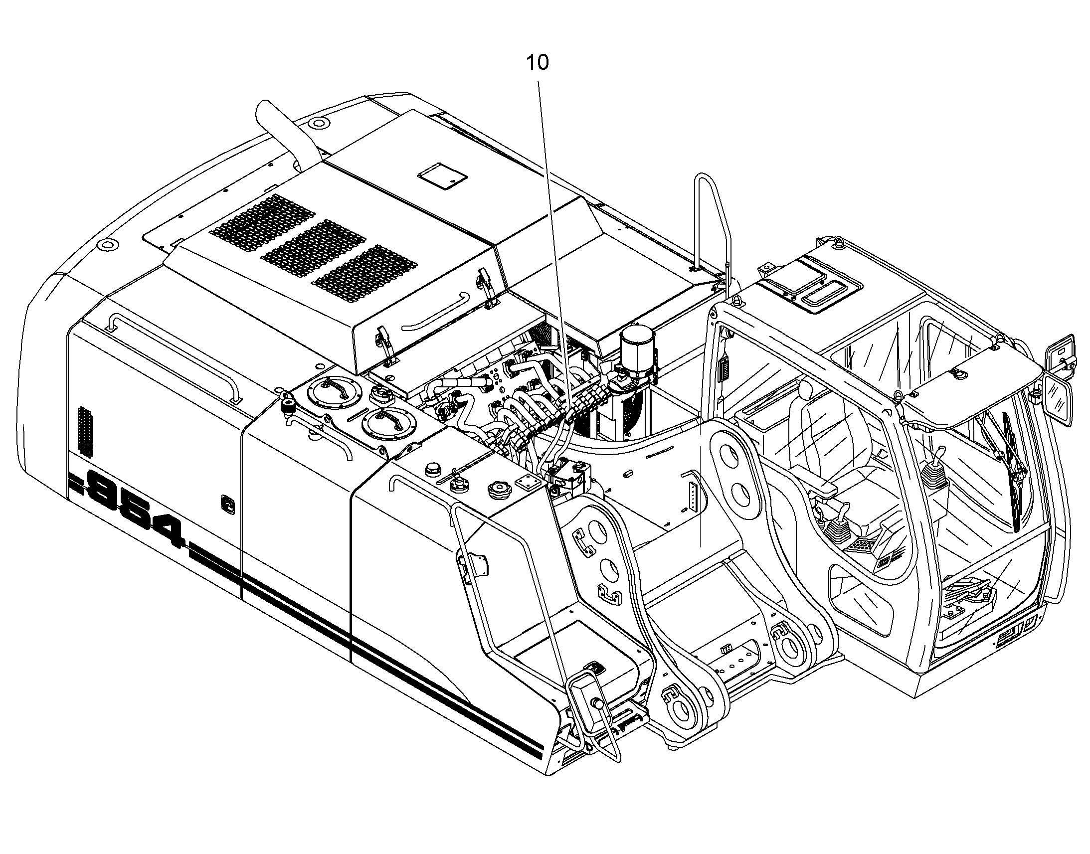 МОНТ.НАБ.ОБОР. Д.СНОСА В ШАССИ 10848843 LIEBHERR