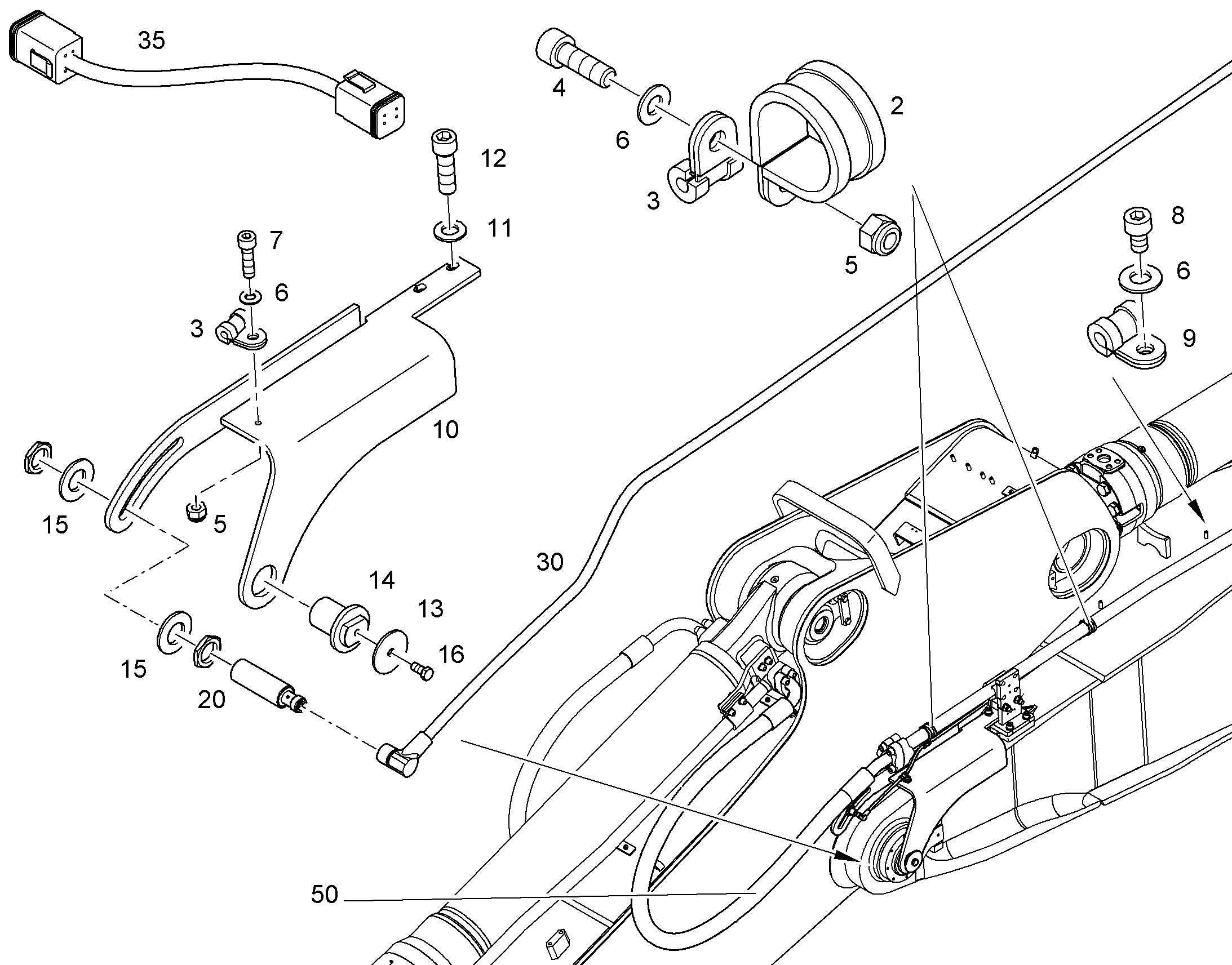 ПЛАНКА ОПОРНАЯ 10853645 LIEBHERR