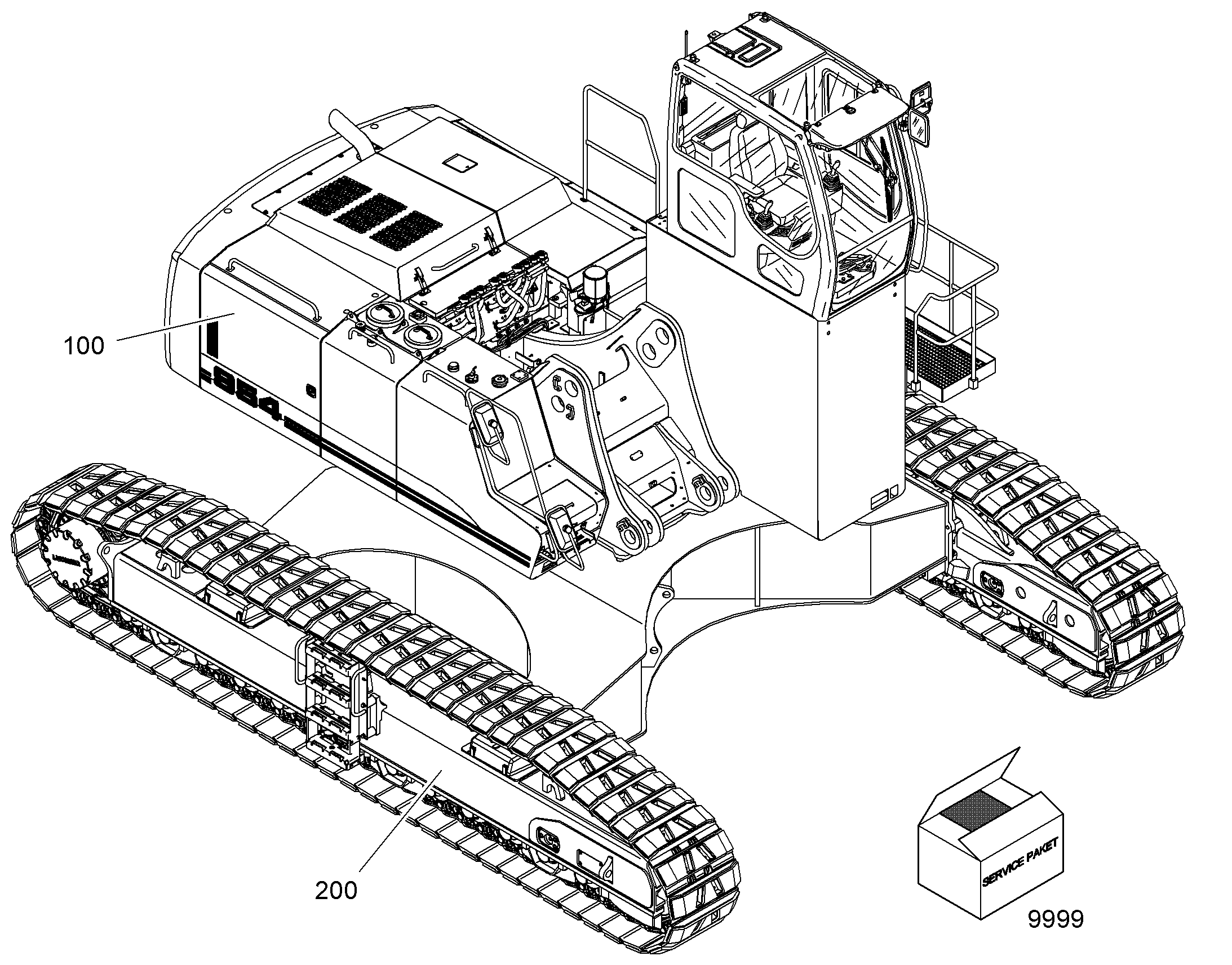 ШАССИ, КОМПЛЕКТ 10405906 LIEBHERR