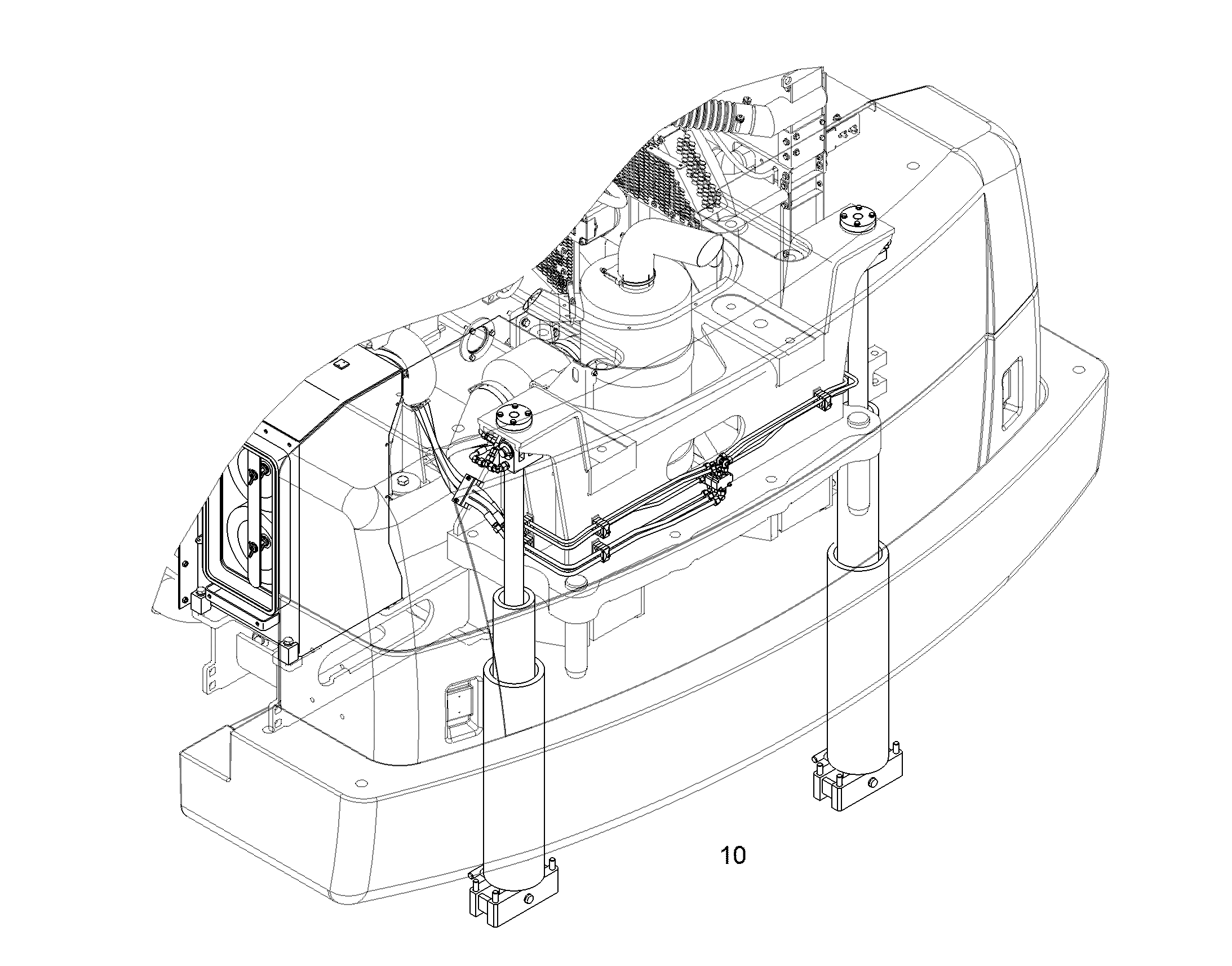 ГИДРАВЛИКА ДЛЯ СЪЕМА БАЛЛАСТ 10841641 LIEBHERR