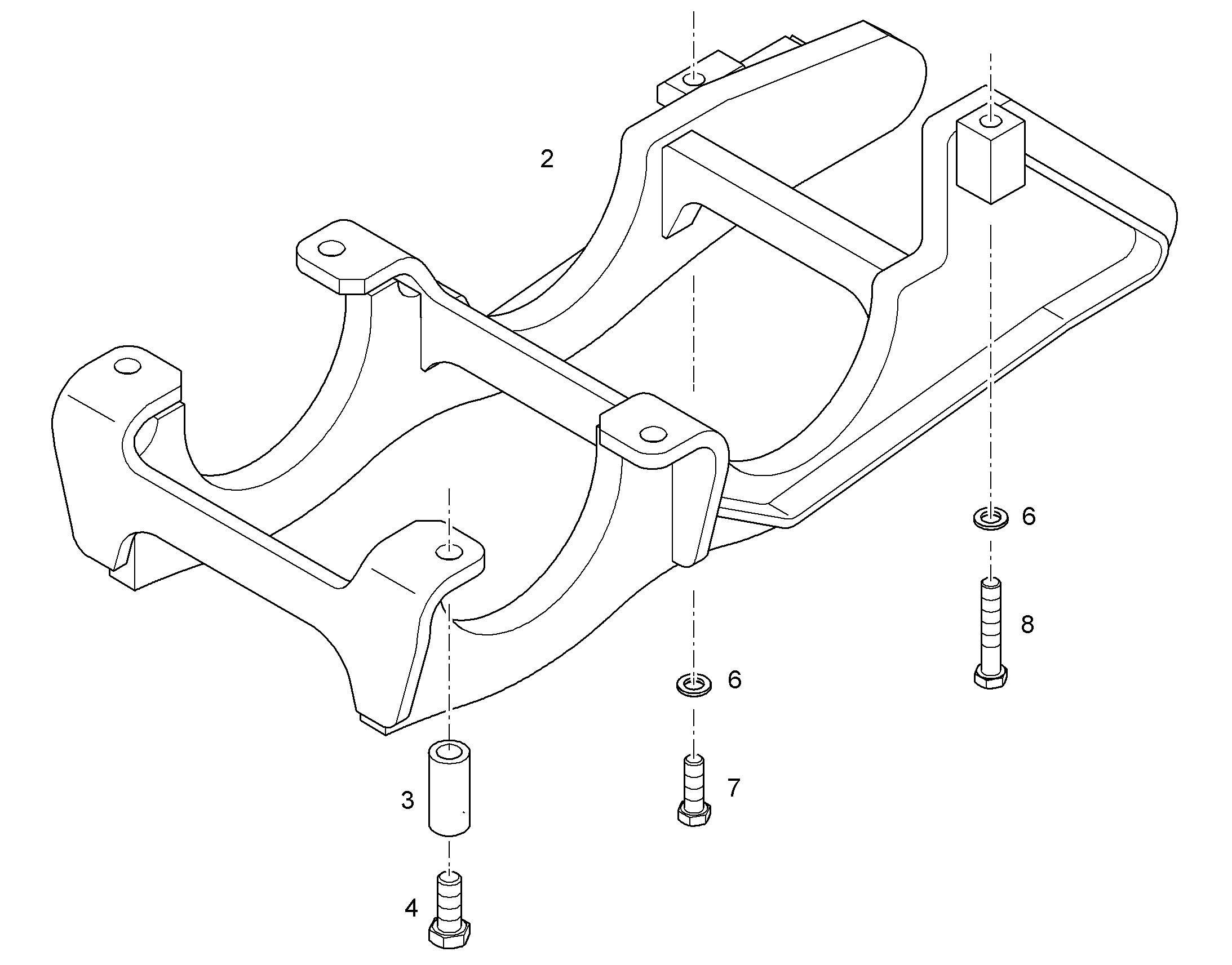 НАПРАВЛЯЮЩАЯ ЦЕПИ 265X200 10855372 LIEBHERR