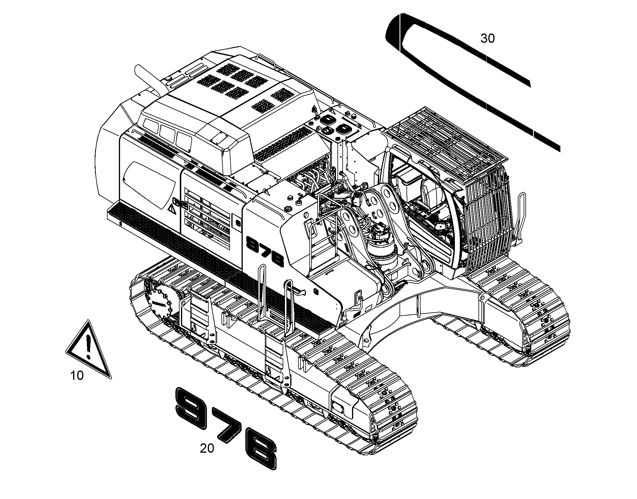 НАКЛЕЙКА 10851146 LIEBHERR