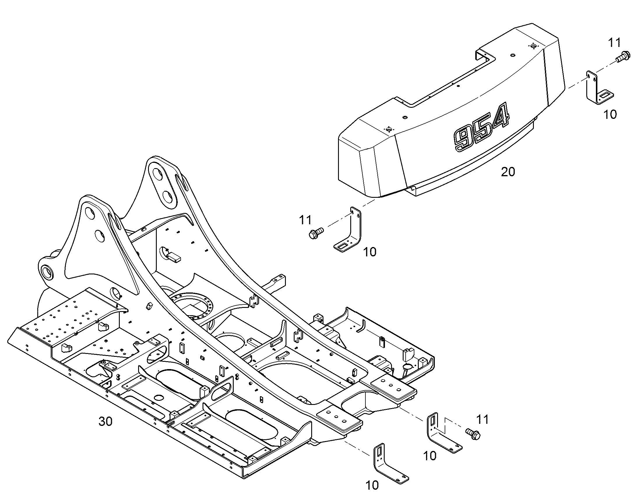 ПЕРЕОБОРУД. ПОВОР. ПЛАТФОРМЫ 10858054 LIEBHERR