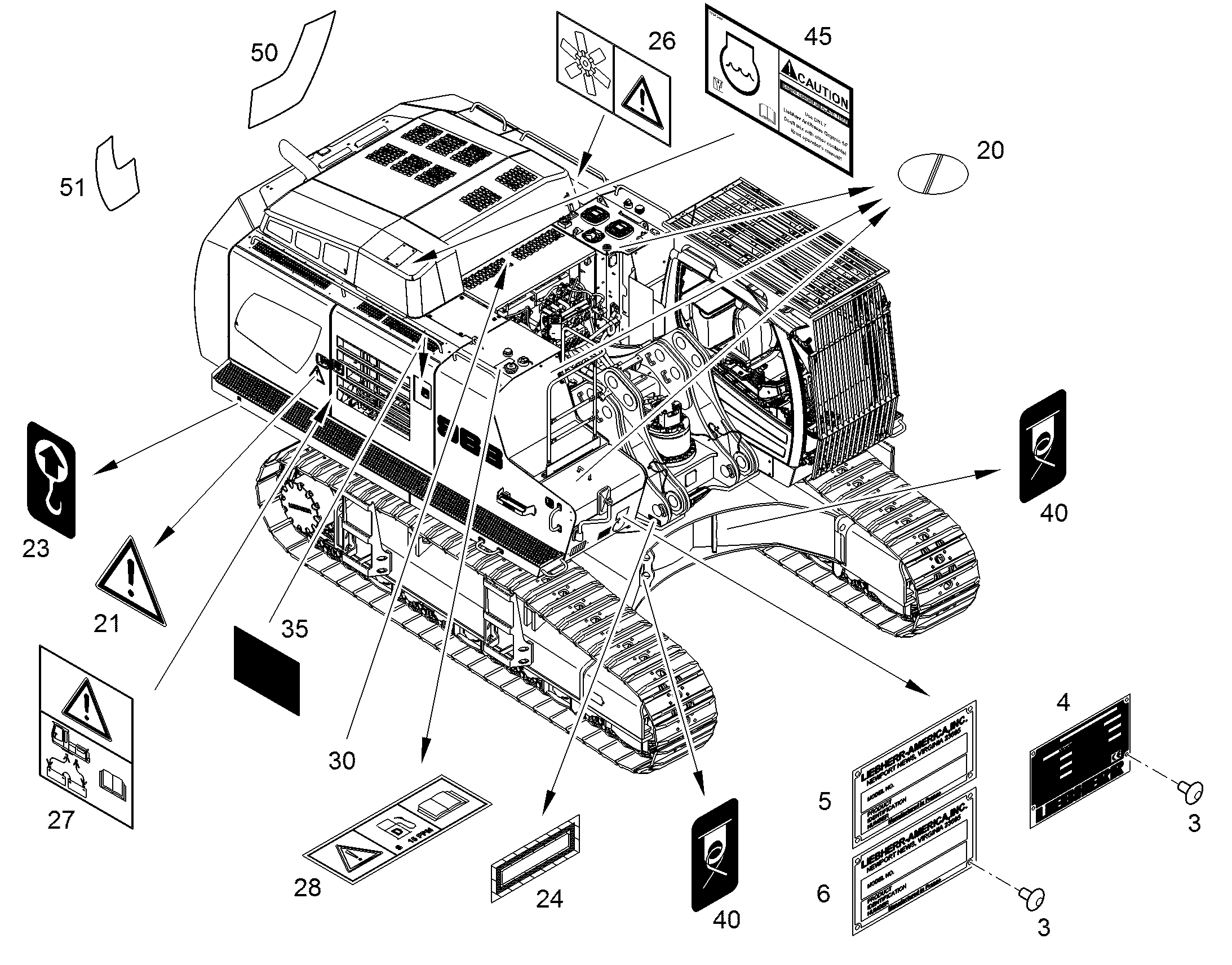 СВЕТОВОЗВРАЩАТЕЛЬ 11455721 LIEBHERR