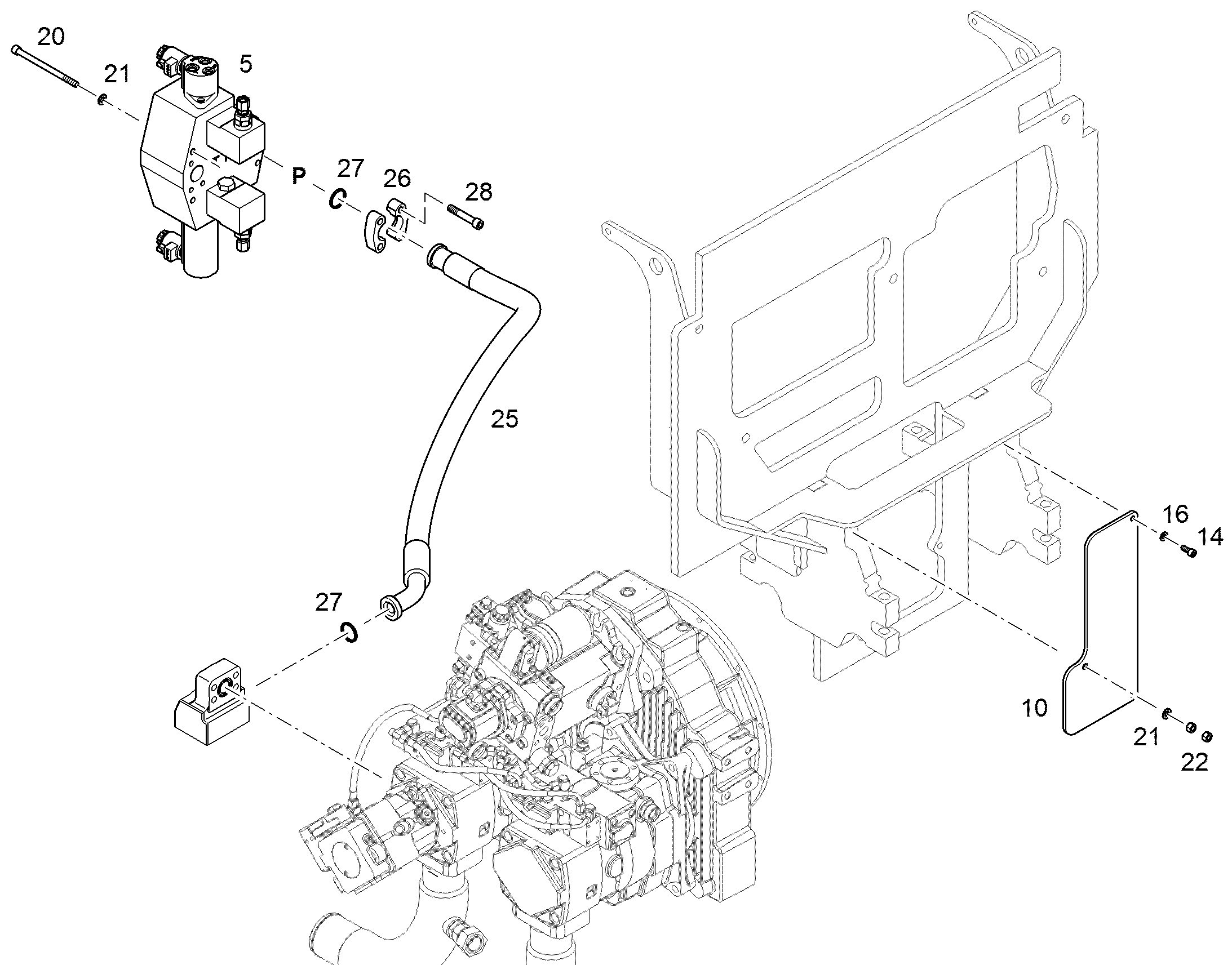 КОНСОЛЬ 10842467 LIEBHERR