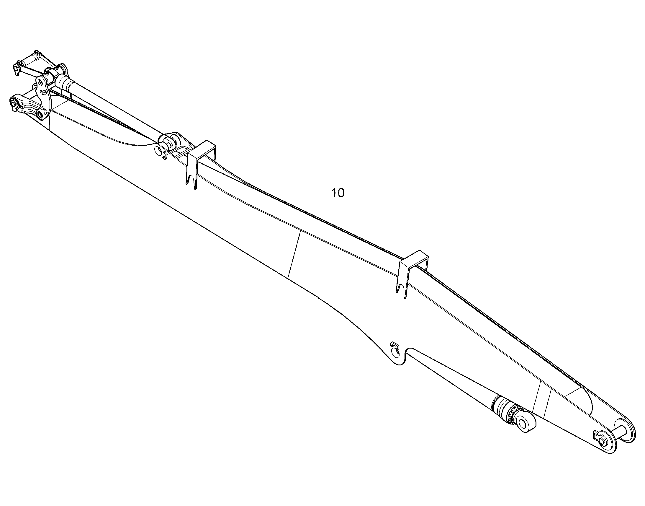 СТЕРЖЕНЬ ДЛЯ СНОСА 13,50M 10862030 LIEBHERR