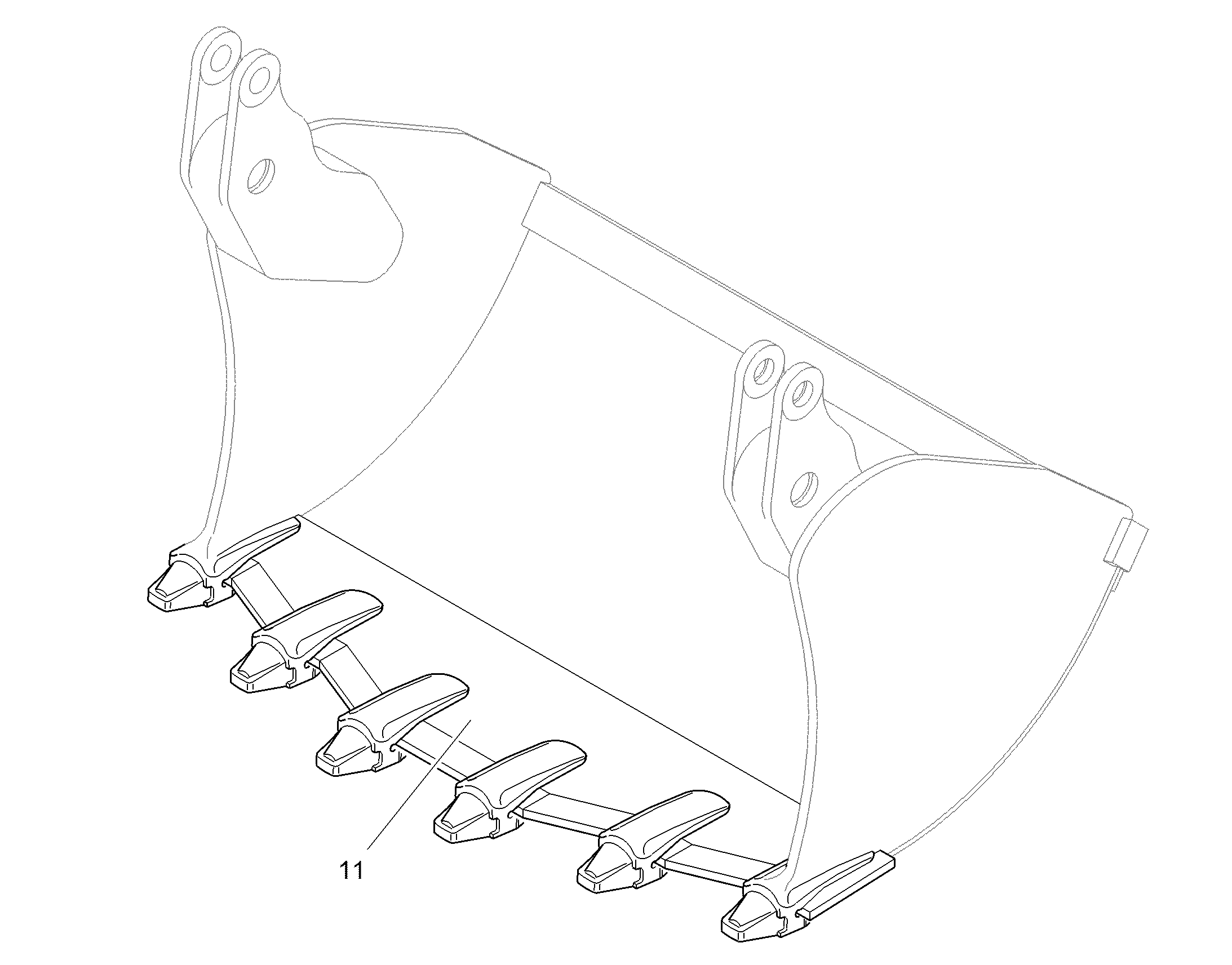РЕЗЕЦ ГРУНТА 10864718 LIEBHERR