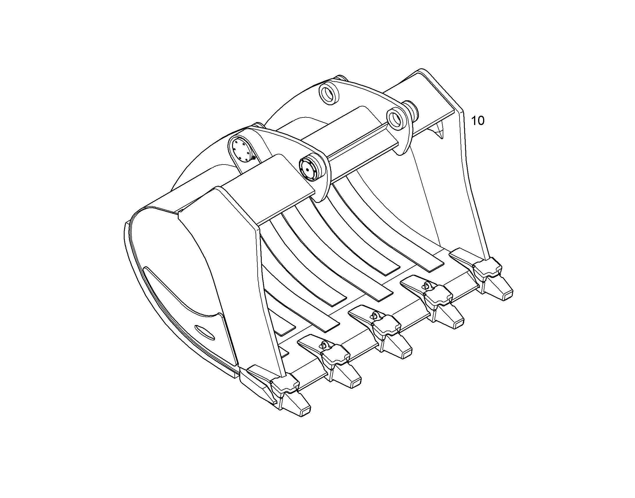 ЛОПАТА ОБРАТНАЯ HD 10862677 LIEBHERR