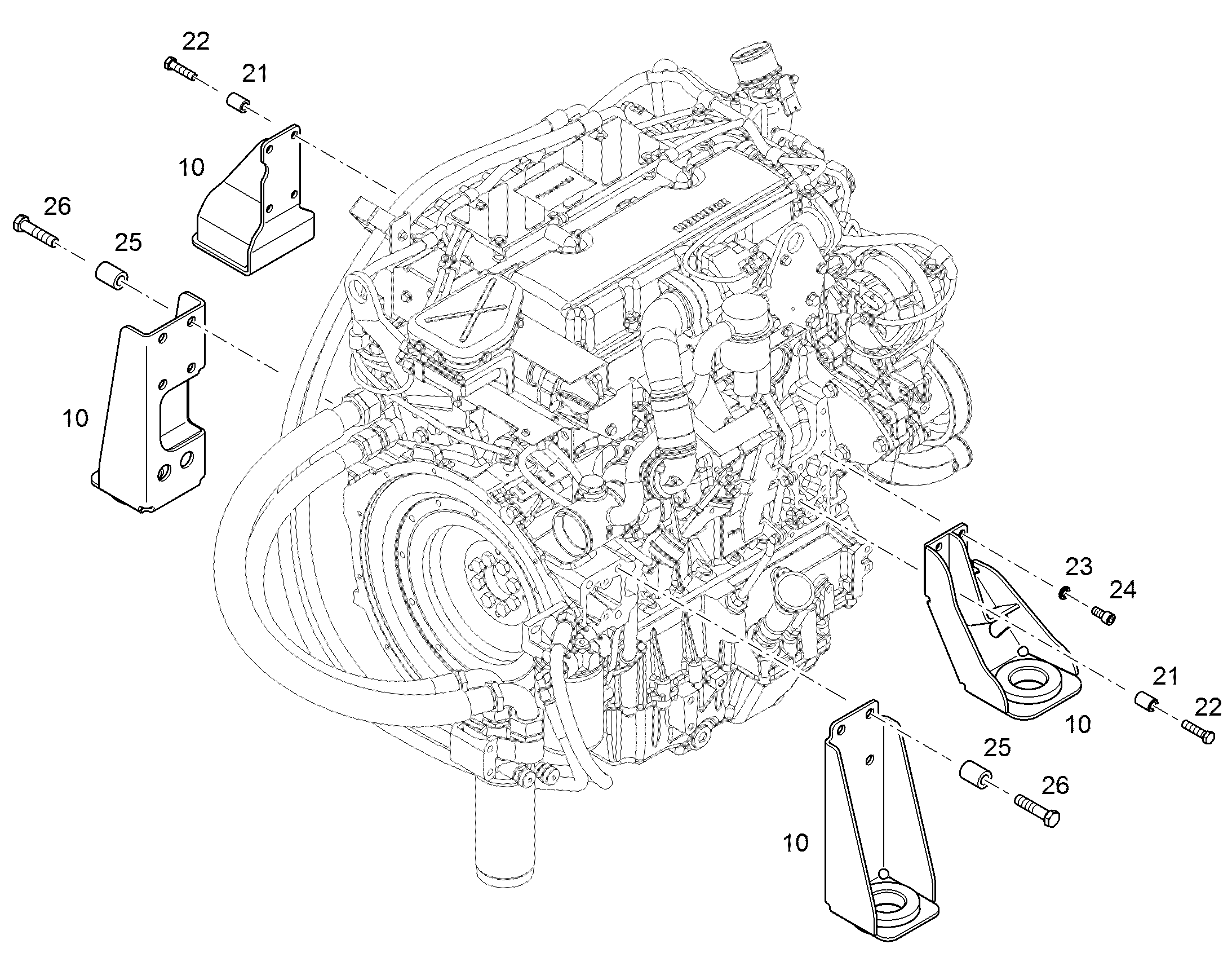 ГИЛЬЗА РАСПОРНАЯ 12,5X21X30 10830126 LIEBHERR