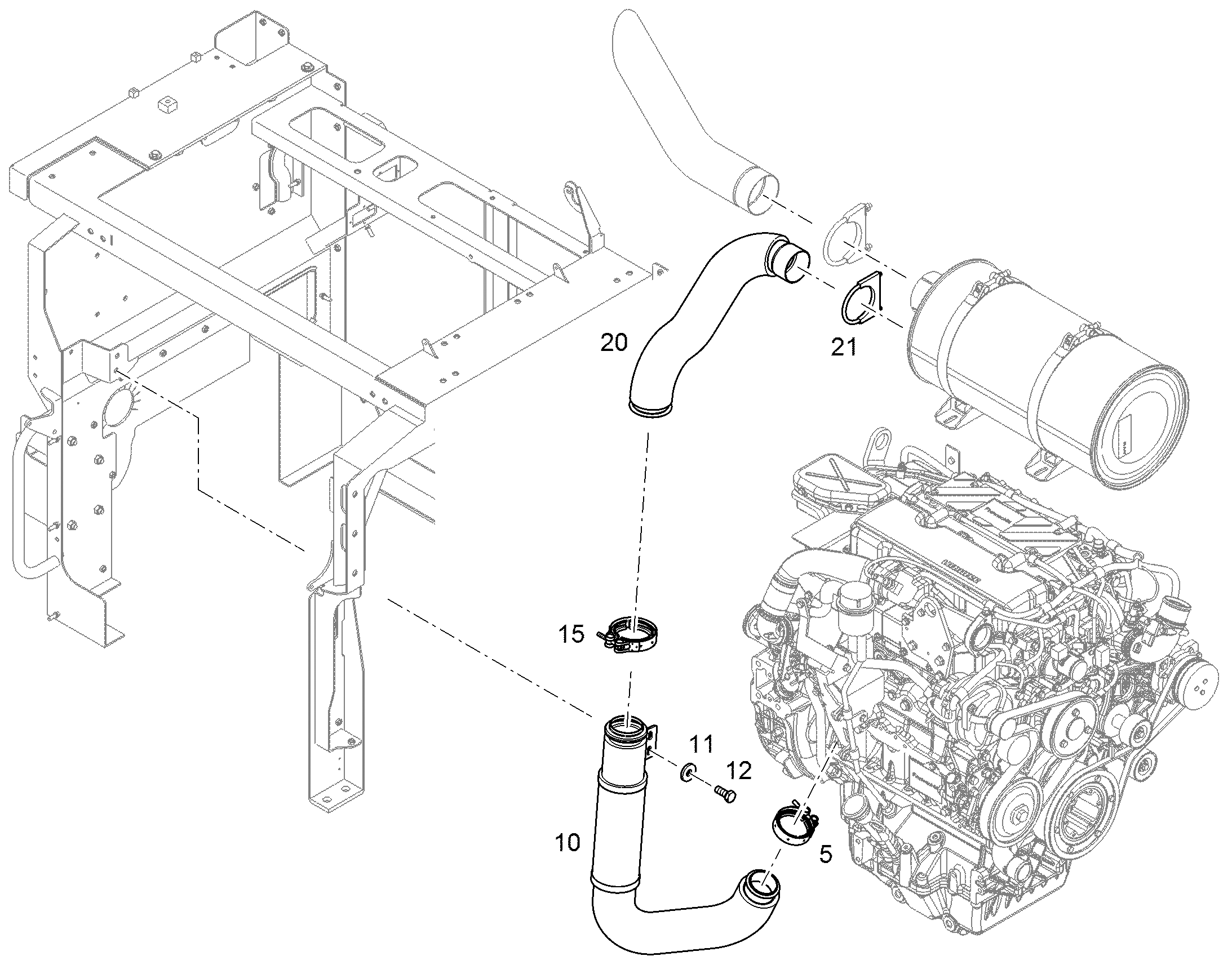 СКОБА A 83 ST37 ZN 10331572 LIEBHERR